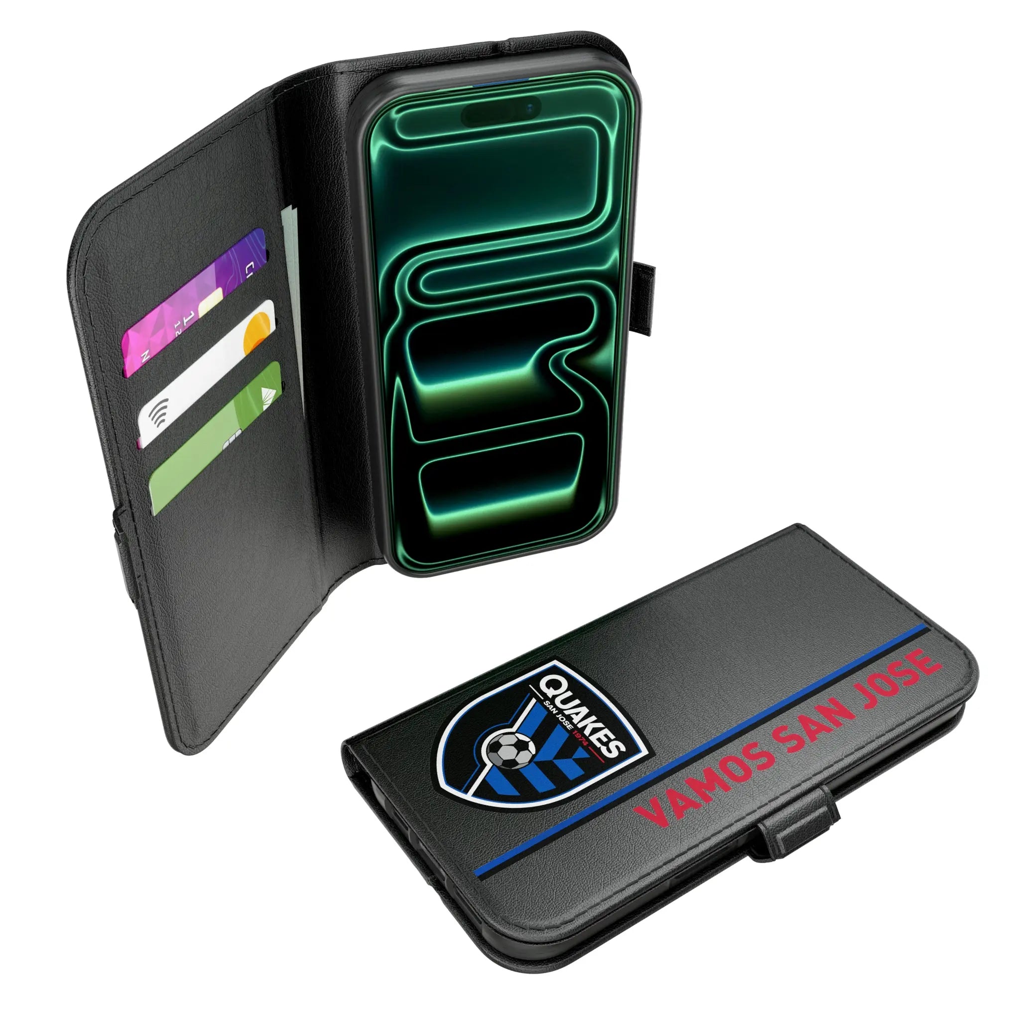 San Jose Earthquakes Sidebar iPhone Folio Phone Case for Apple iPhone#Device_iPhone 17