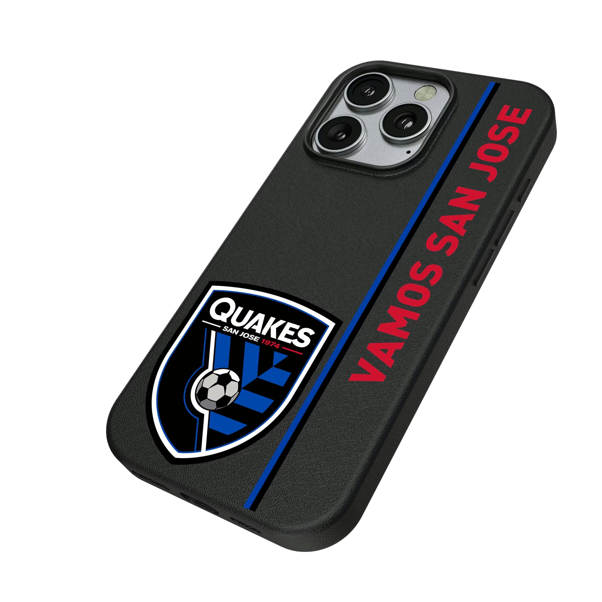 San Jose Earthquakes Sidebar iPhone MagSafe Compatible Phone Case for Apple iPhone - Isometric View