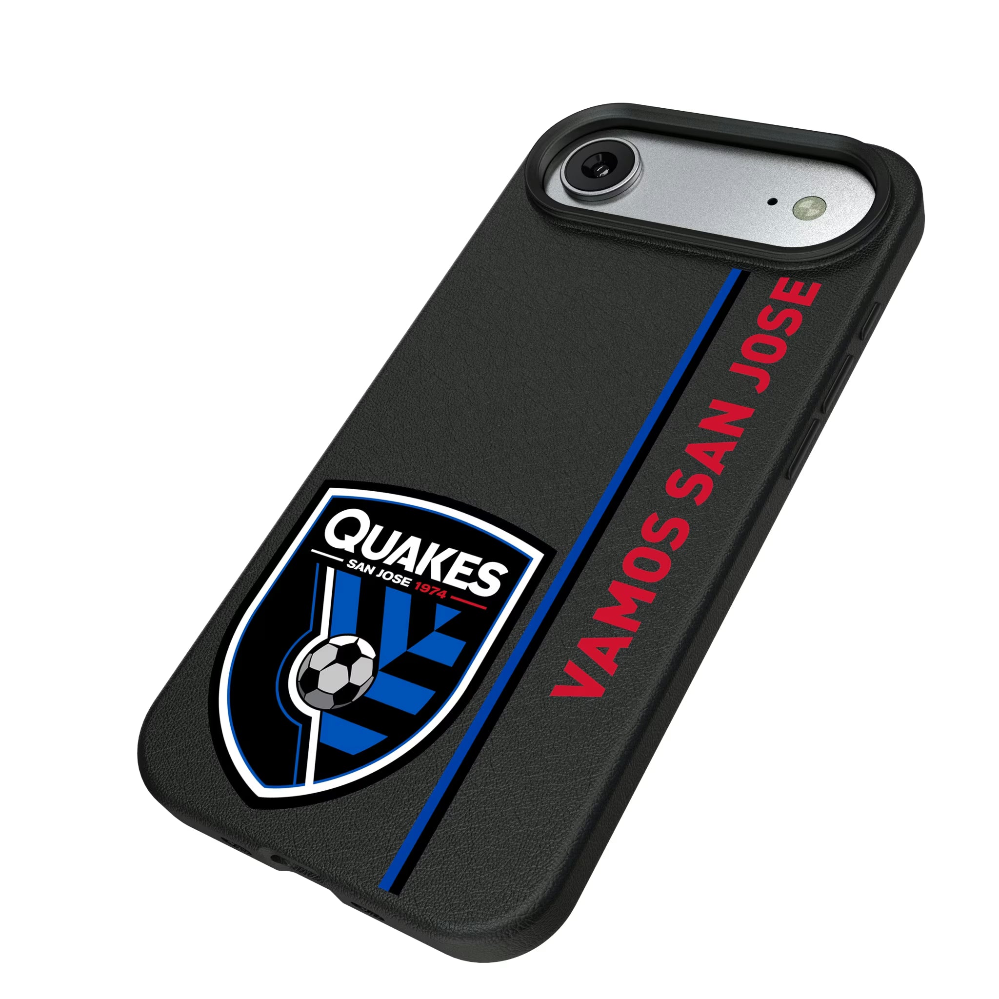 San Jose Earthquakes Sidebar iPhone MagSafe Compatible Phone Case for Apple iPhone - Isometric View#Device_iPhone Air