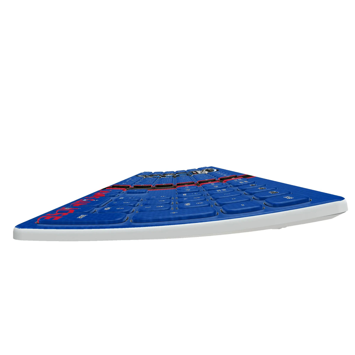 San Jose Earthquakes Stripe KKB605 Curved Wireless Keyboard