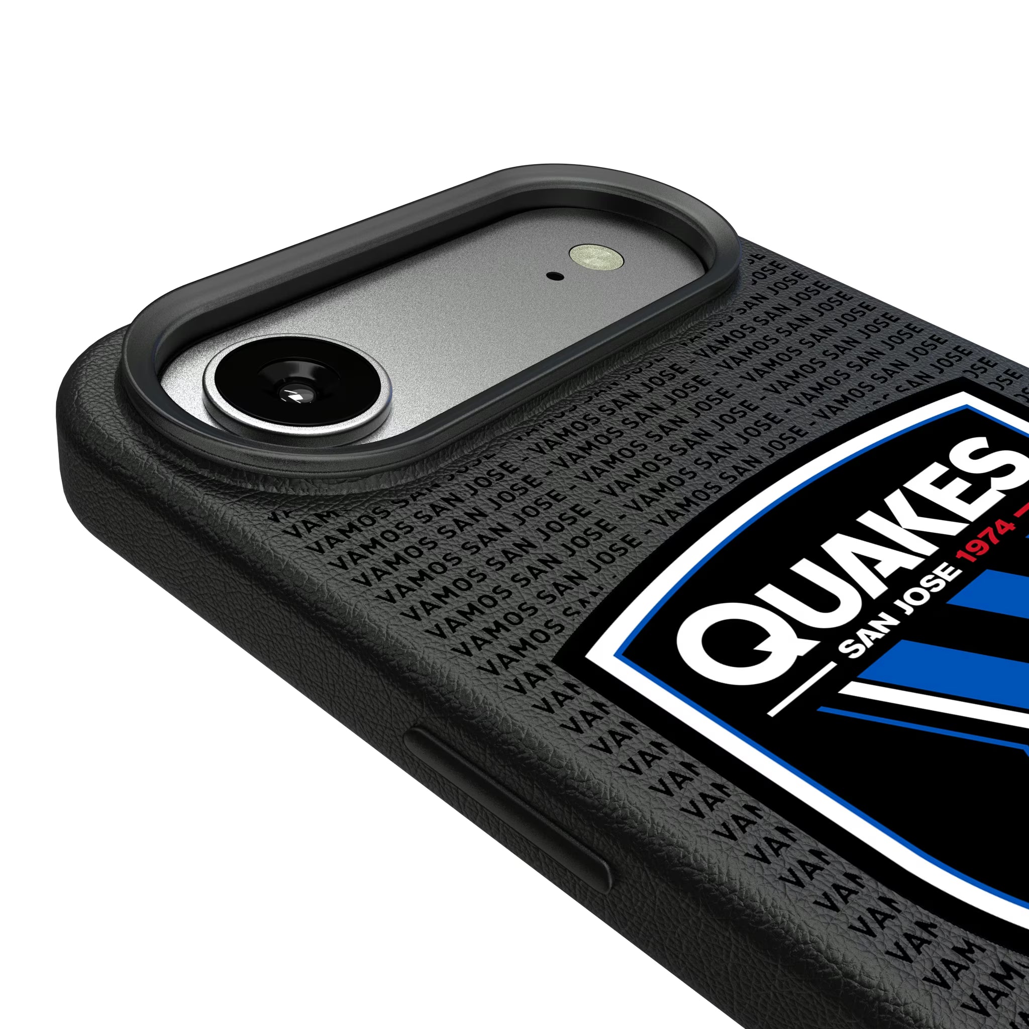 San Jose Earthquakes Text Backdrop iPhone MagSafe Compatible Phone Case for Apple iPhone - Detail#Device_iPhone Air