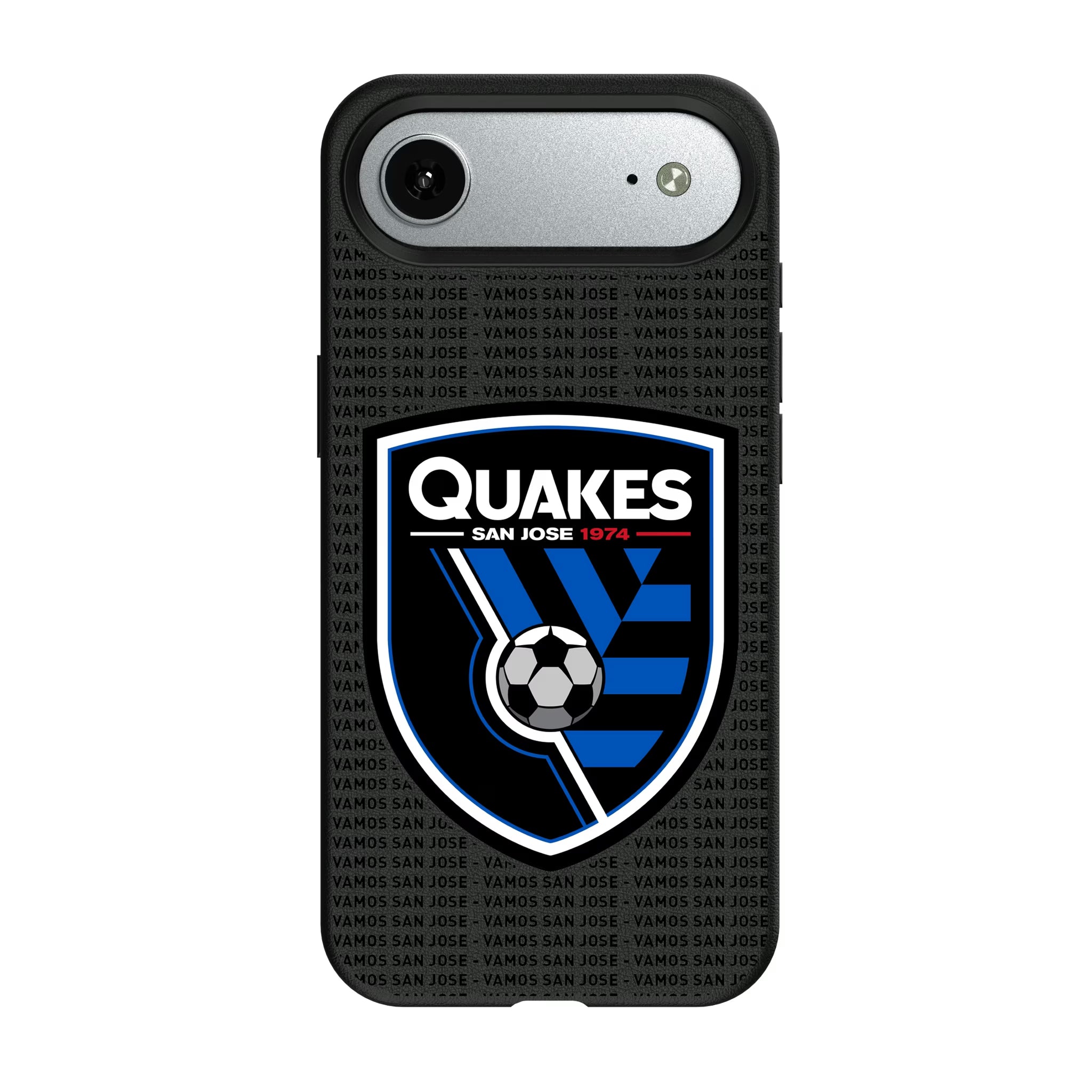 San Jose Earthquakes Text Backdrop iPhone MagSafe Compatible Phone Case for Apple iPhone#Device_iPhone Air