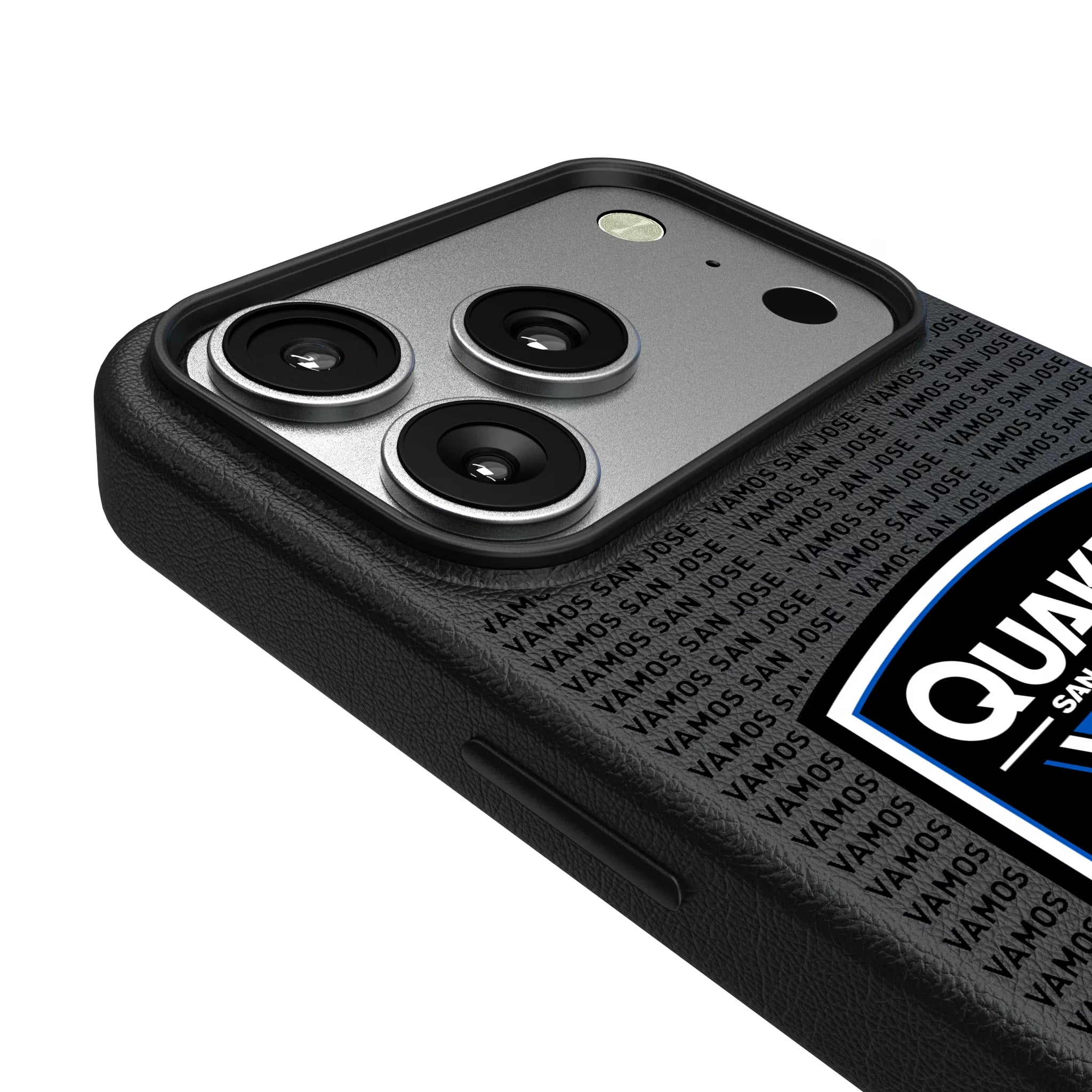 San Jose Earthquakes Text Backdrop iPhone MagSafe Compatible Phone Case for Apple iPhone - Detail#Device_iPhone 17 Pro