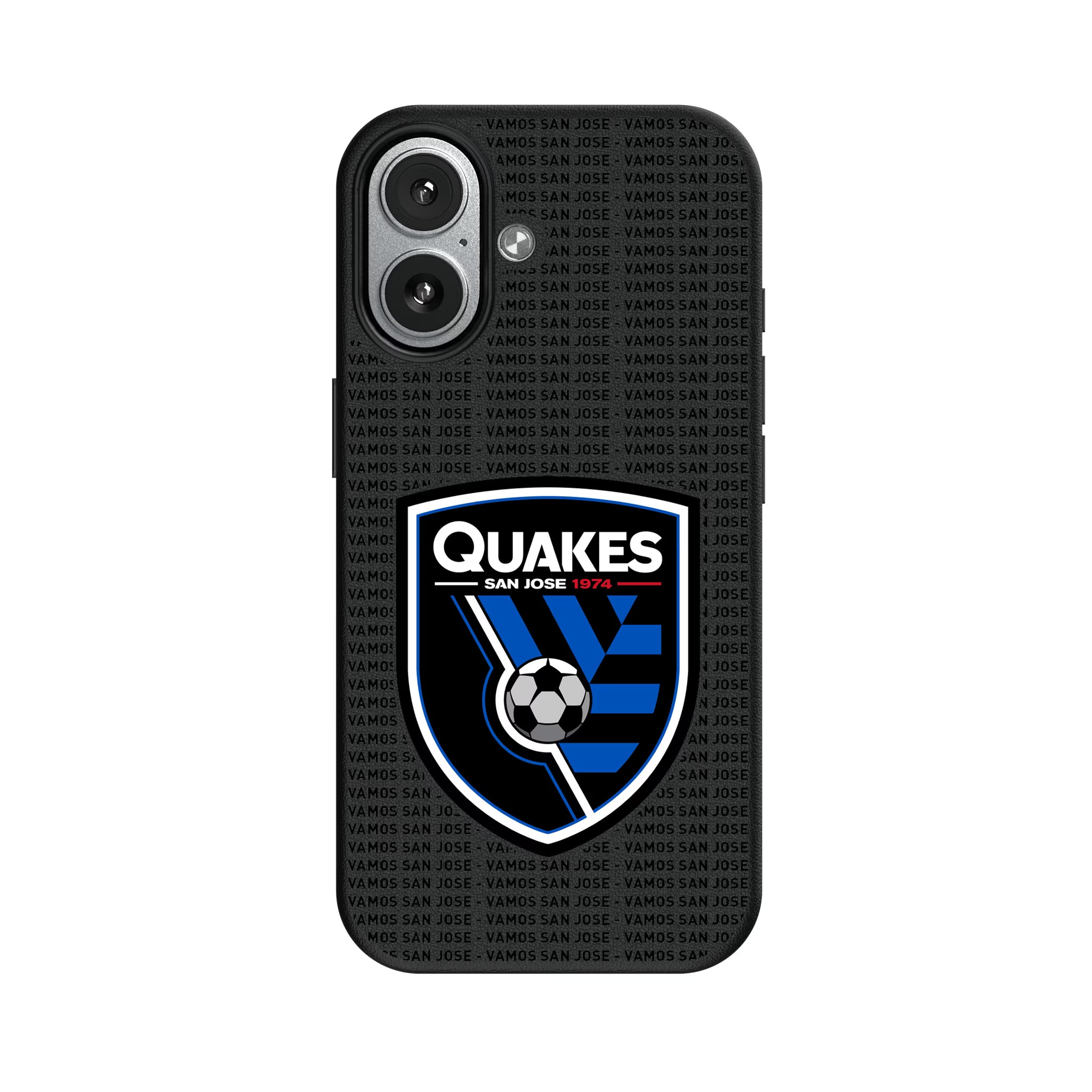 San Jose Earthquakes Text Backdrop iPhone MagSafe Compatible Phone Case for Apple iPhone#Device_iPhone 17