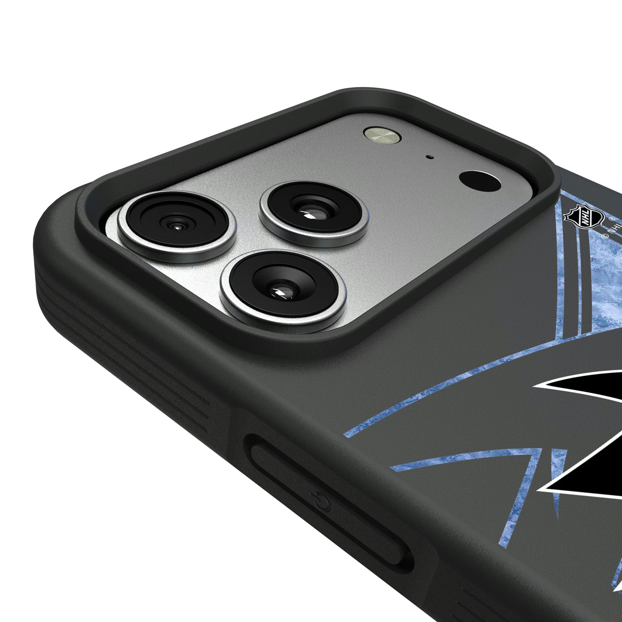 San Jose Sharks Ice Tilt iPhone Bump Phone Case for Apple iPhone - Detail#Device_iPhone 17 Pro Max