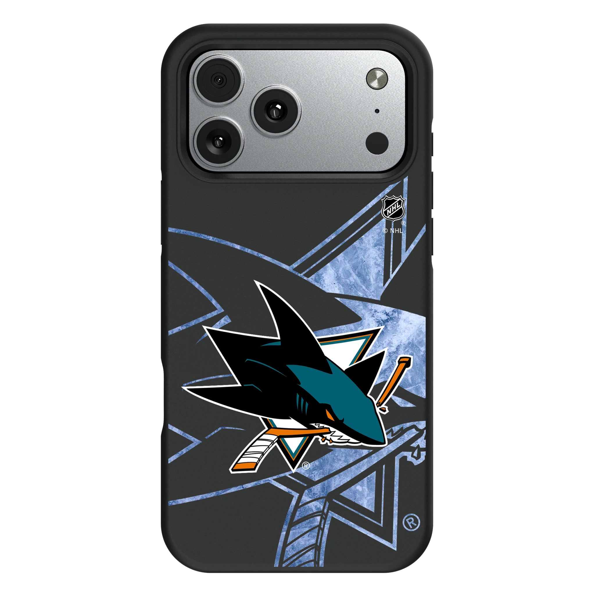 San Jose Sharks Ice Tilt iPhone Bump Phone Case for Apple iPhone#Device_iPhone 17 Pro Max