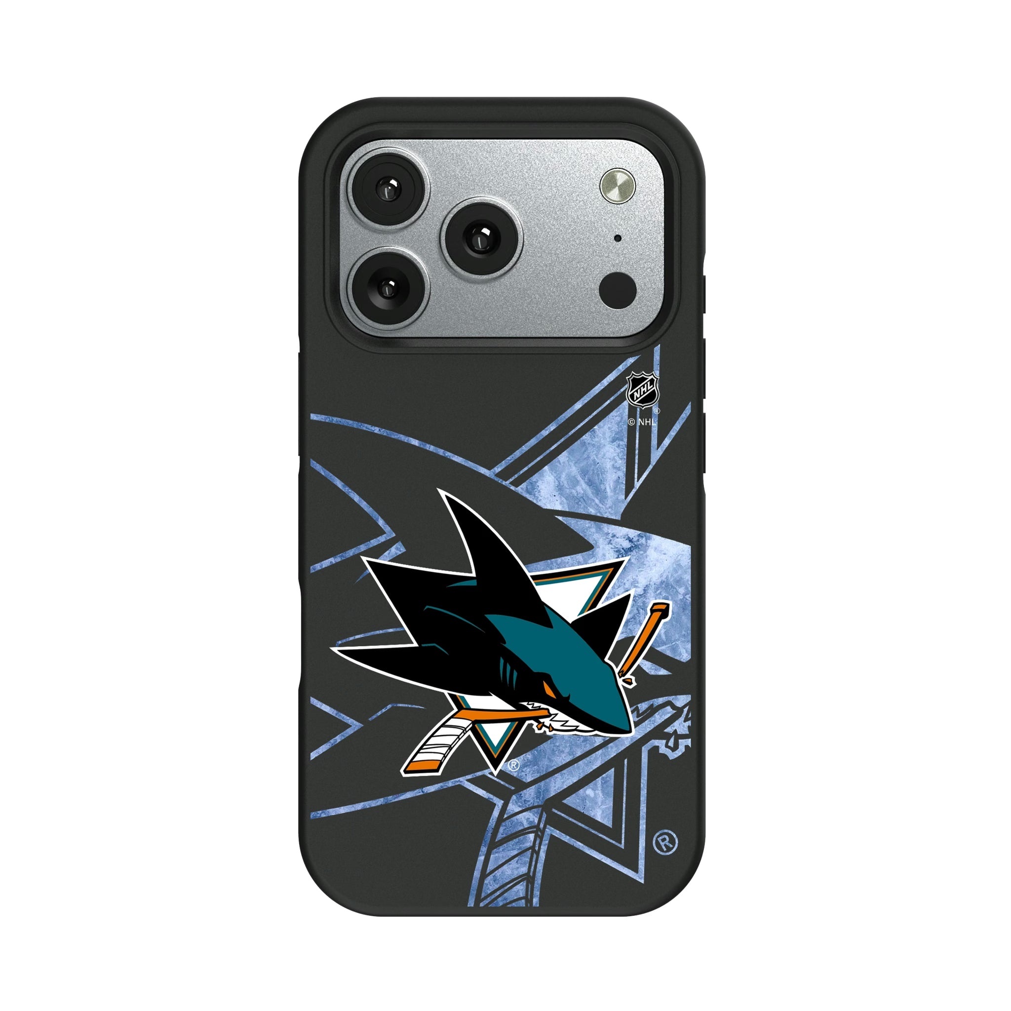 San Jose Sharks Ice Tilt iPhone Bump Phone Case for Apple iPhone#Device_iPhone 17 Pro