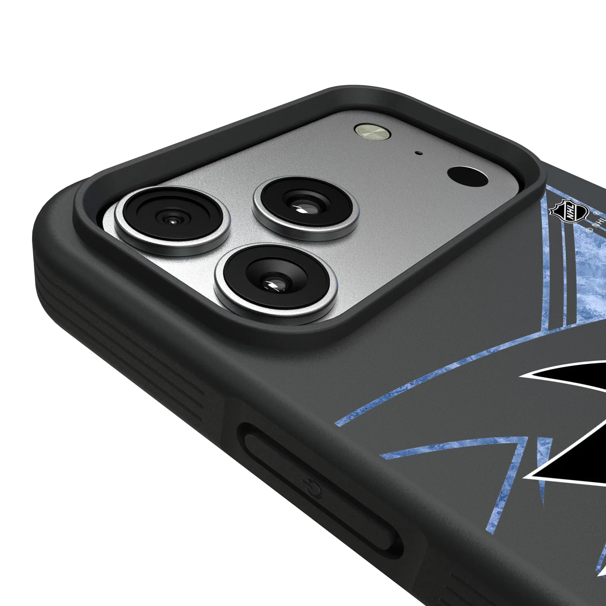 San Jose Sharks Ice Tilt iPhone Bump Phone Case for Apple iPhone - Detail#Device_iPhone 17 Pro Max