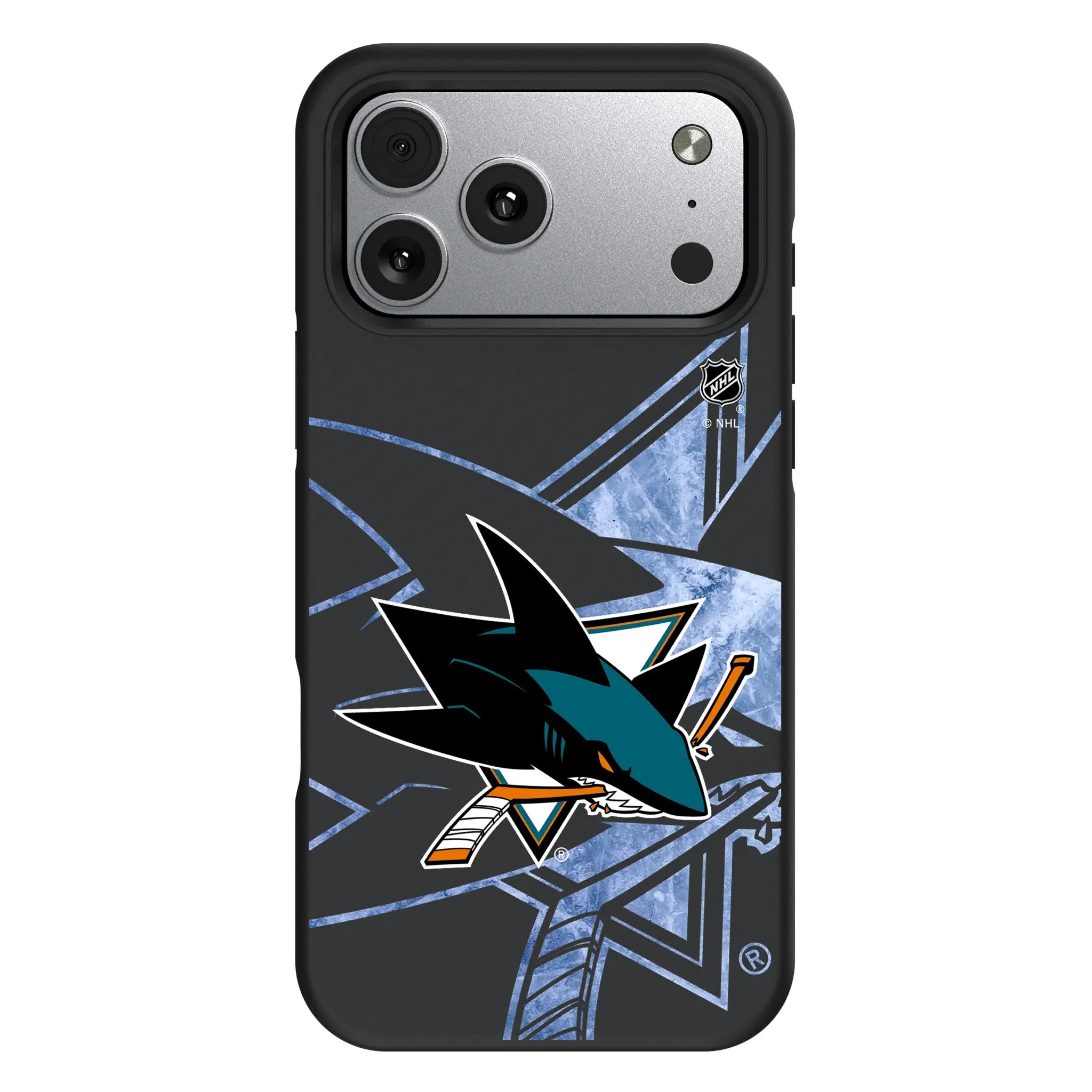 San Jose Sharks Ice Tilt iPhone Bump Phone Case for Apple iPhone#Device_iPhone 17 Pro Max