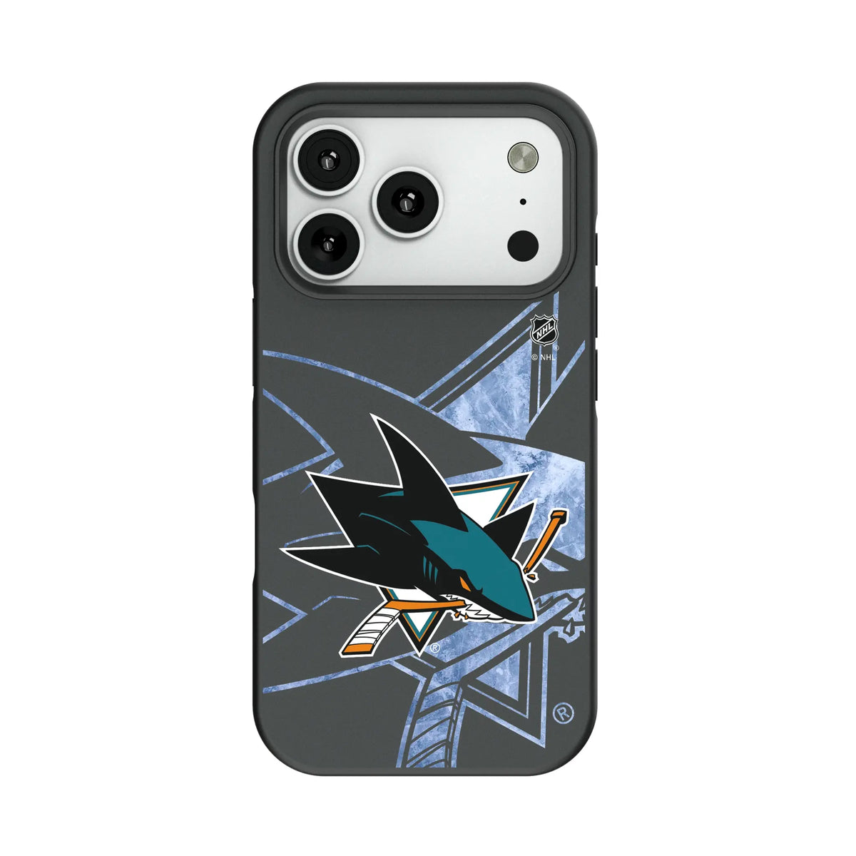 San Jose Sharks Ice Tilt Bump Phone Case for Apple iPhone