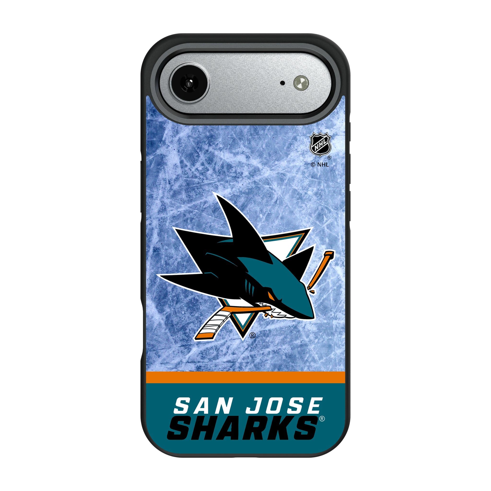 San Jose Sharks Ice Wordmark iPhone Bump Phone Case for Apple iPhone#Device_iPhone Air