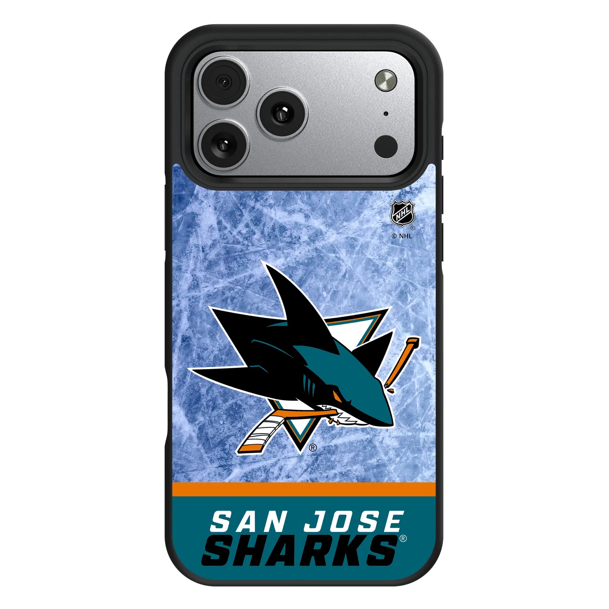 San Jose Sharks Ice Wordmark iPhone Bump Phone Case for Apple iPhone#Device_iPhone 17 Pro Max