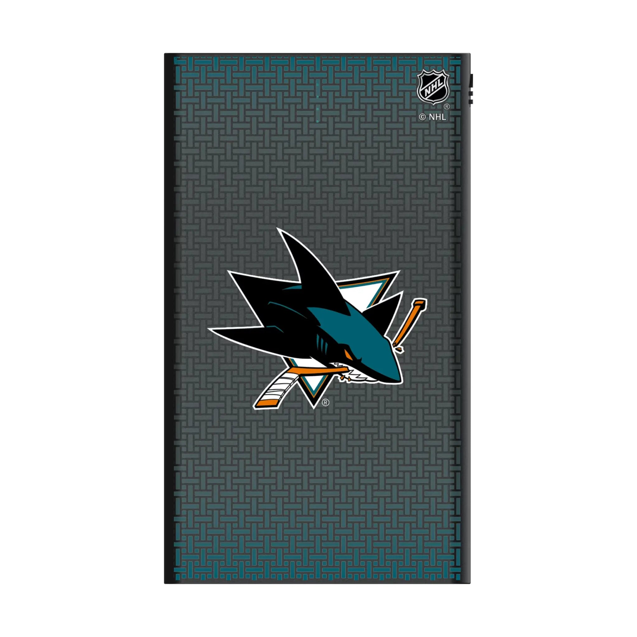 San Jose Sharks Linen 5000mAh Flat Power Bank