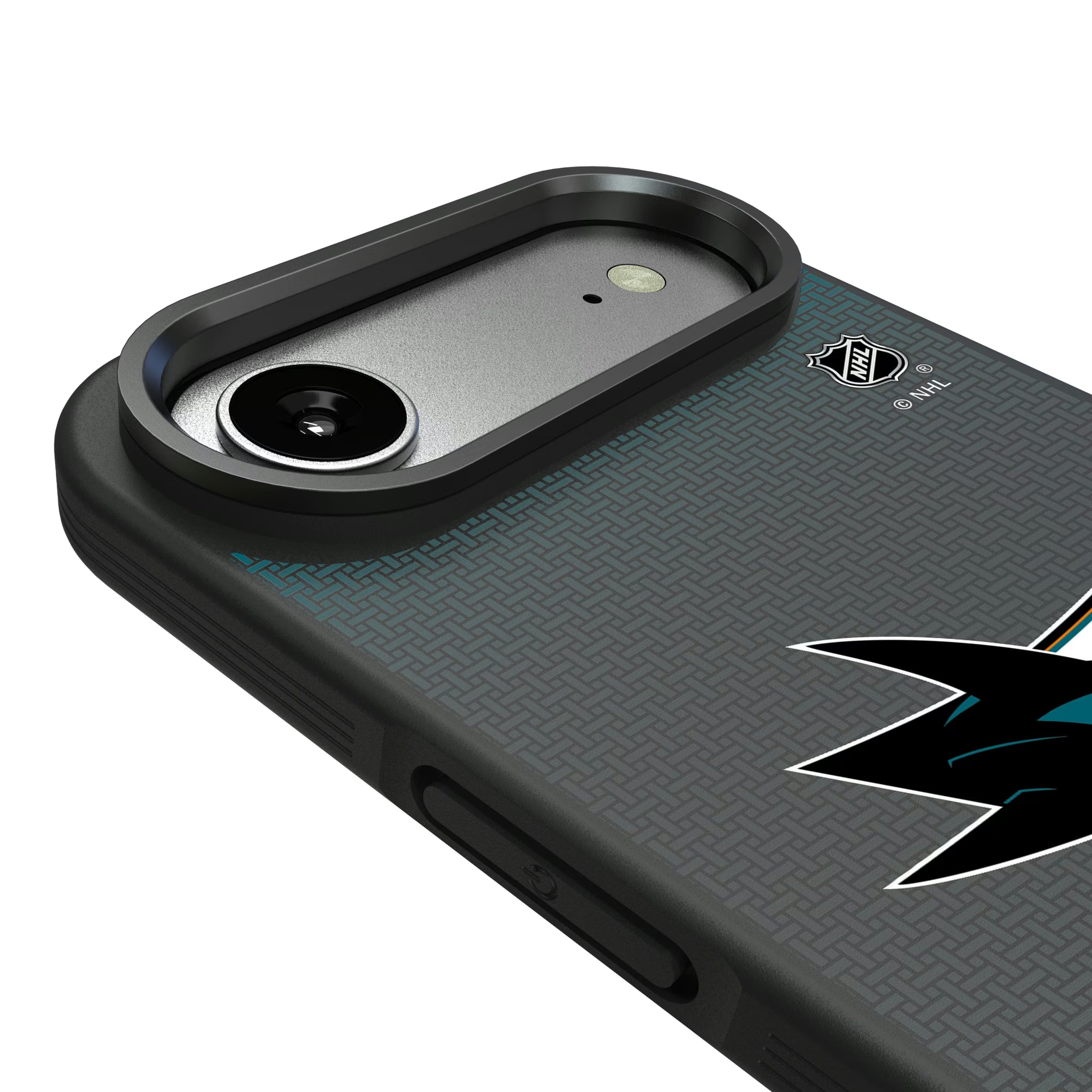 San Jose Sharks Linen iPhone Bump Phone Case for Apple iPhone - Detail#Device_iPhone Air