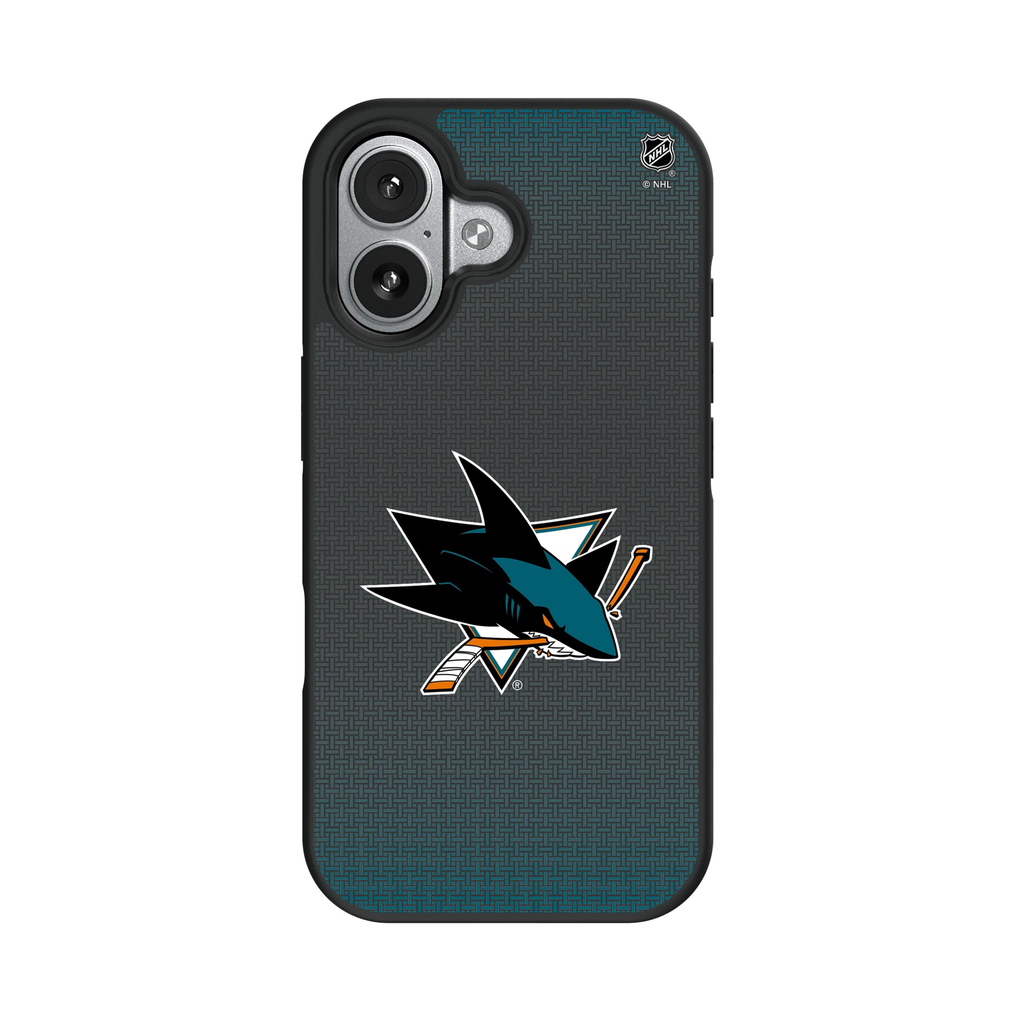 San Jose Sharks Linen iPhone Bump Phone Case for Apple iPhone#Device_iPhone 17