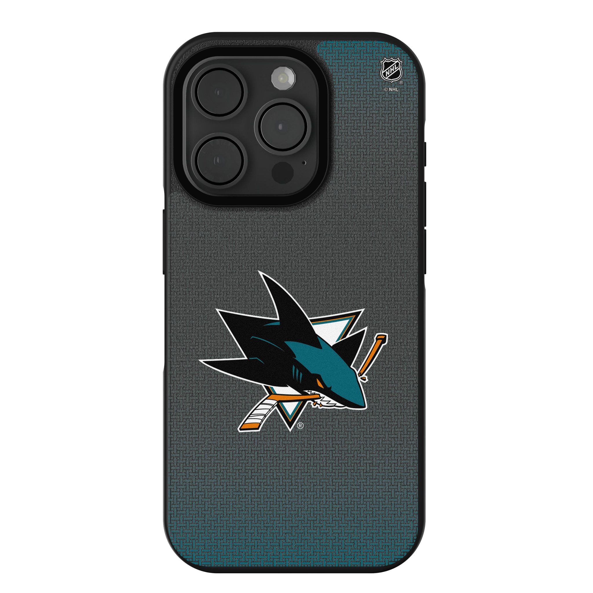 San Jose Sharks Linen iPhone Bump Phone Case for Apple iPhone