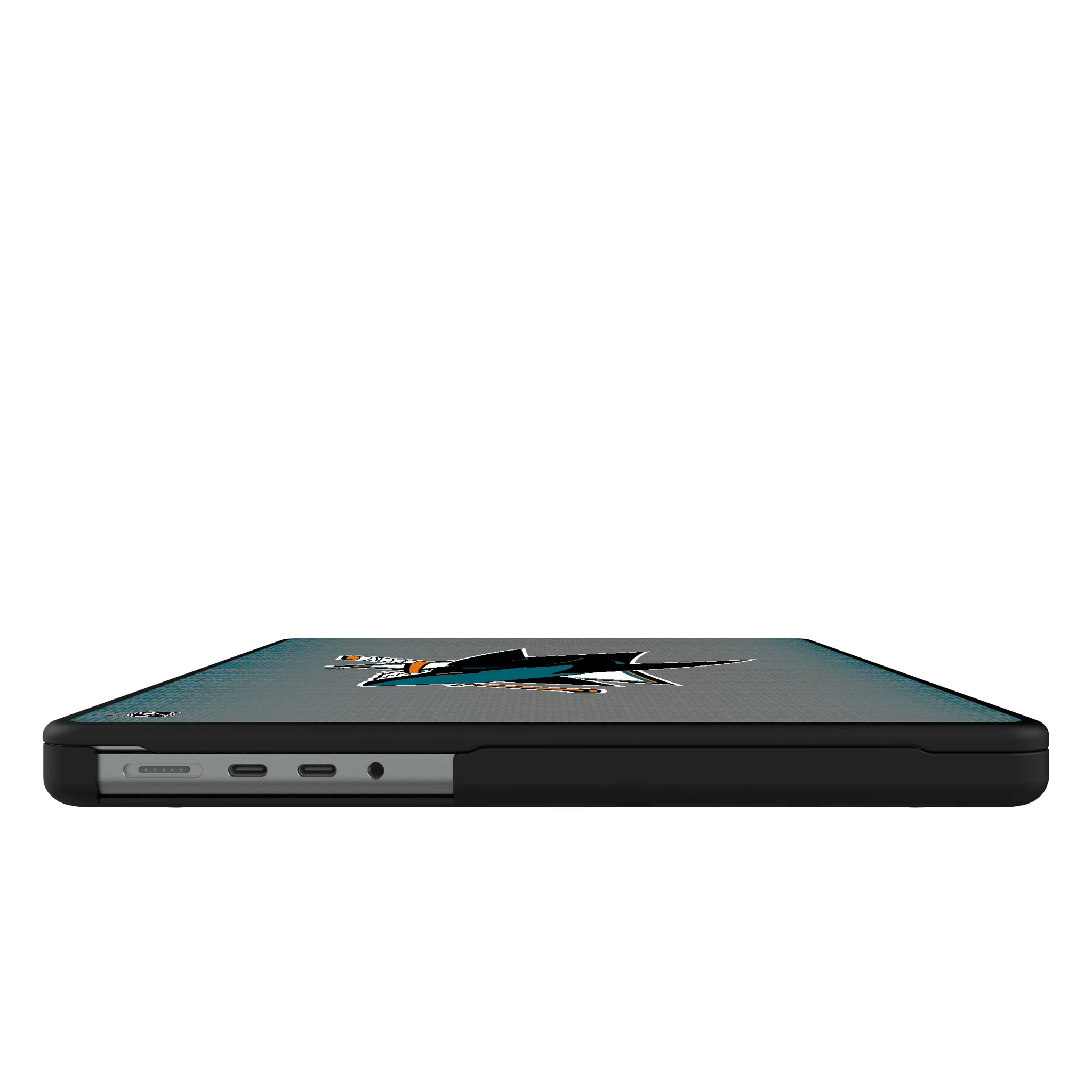 San Jose Sharks Linen MacBook Laptop Case for Apple MacBook#Device_MacBook Pro (14-inch, 2021) / MacBook Pro (14-inch, 2023) / MacBook Pro (14-inch, 2024)