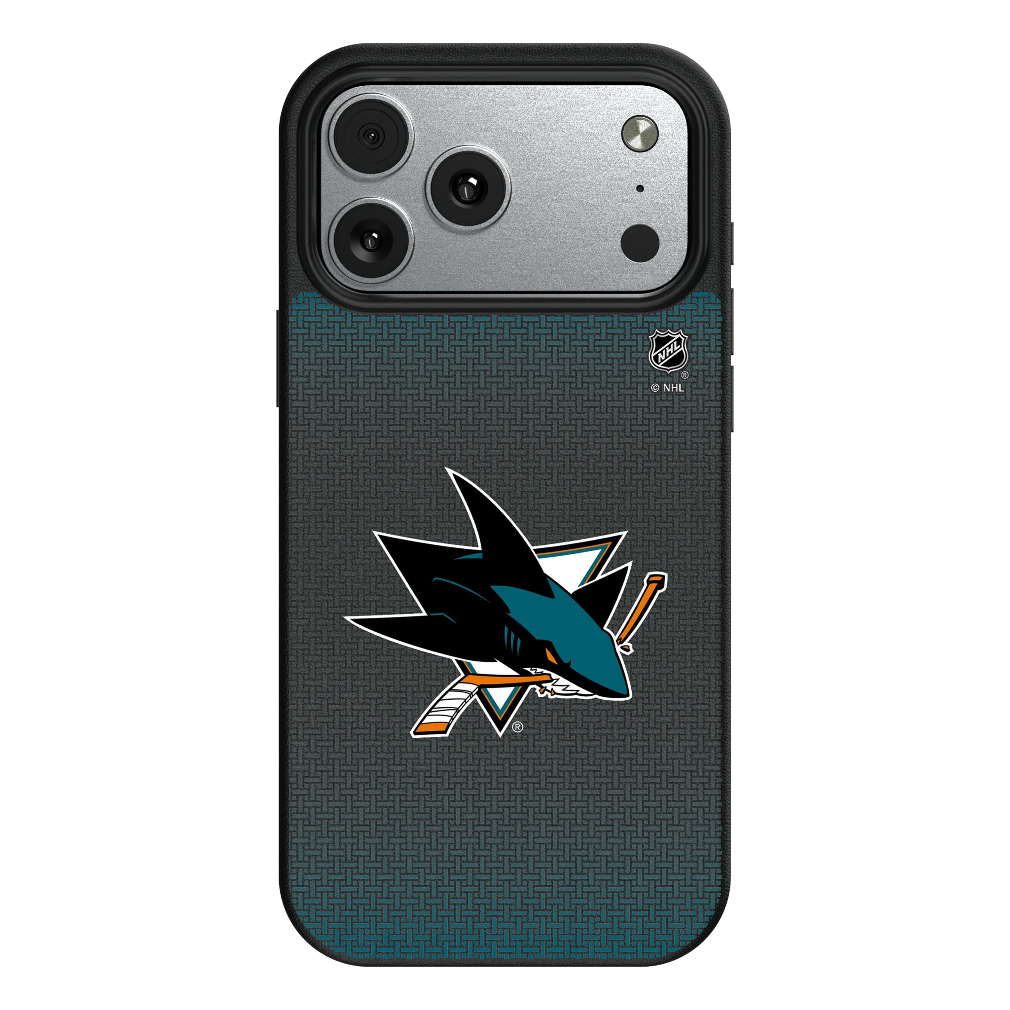 San Jose Sharks Linen iPhone MagSafe Compatible Phone Case for Apple iPhone#Device_iPhone 17 Pro Max