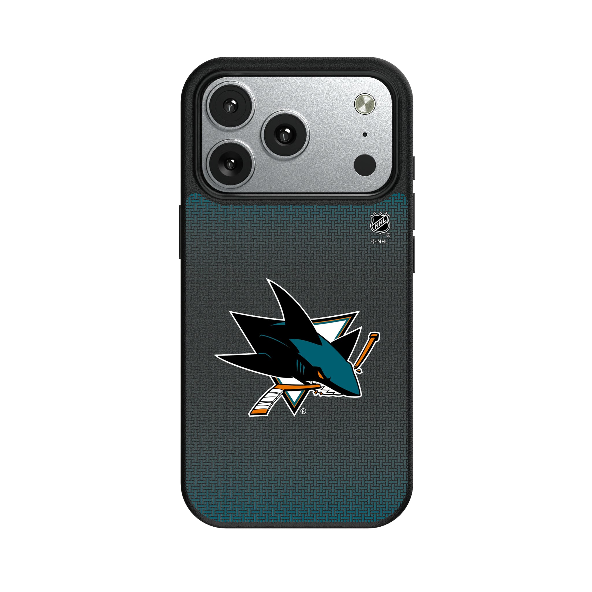 San Jose Sharks Linen iPhone MagSafe Compatible Phone Case for Apple iPhone#Device_iPhone 17 Pro