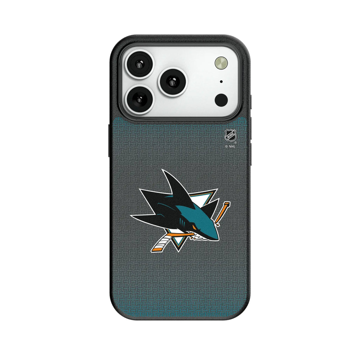 San Jose Sharks Linen MagSafe Compatible Phone Case for Apple iPhone