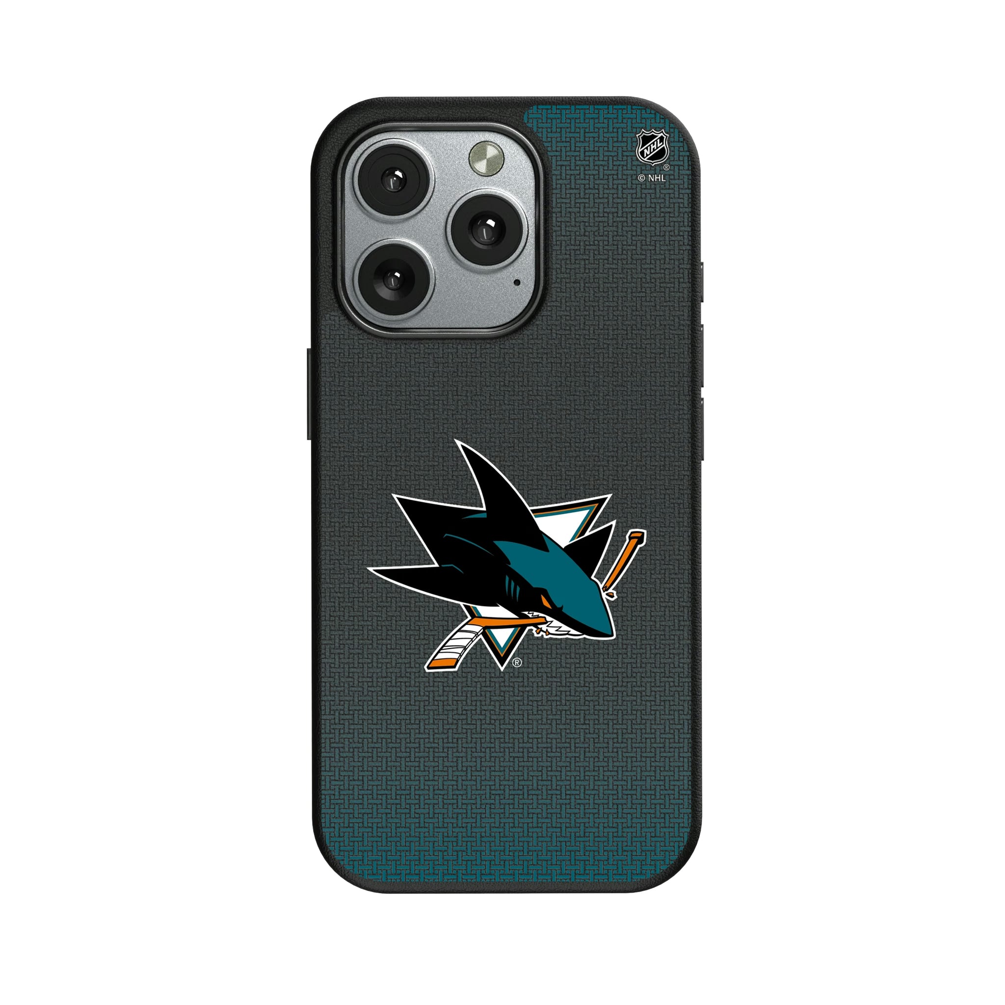 San Jose Sharks Linen iPhone MagSafe Compatible Phone Case for Apple iPhone
