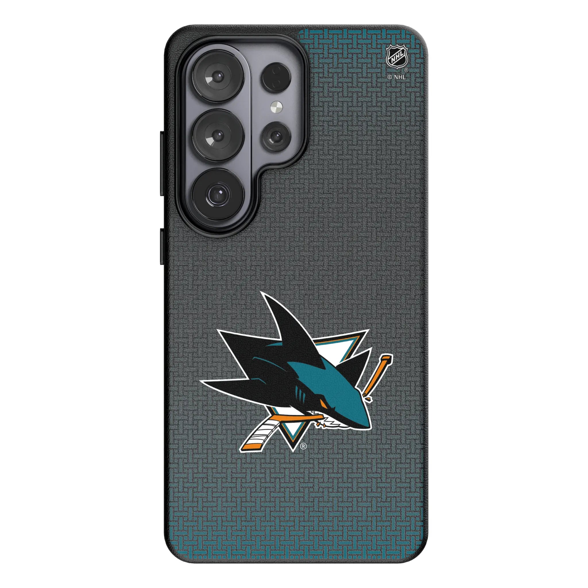 San Jose Sharks Linen Galaxy MagSafe Compatible Phone Case for Samsung Galaxy#Device_Galaxy S26 Ultra
