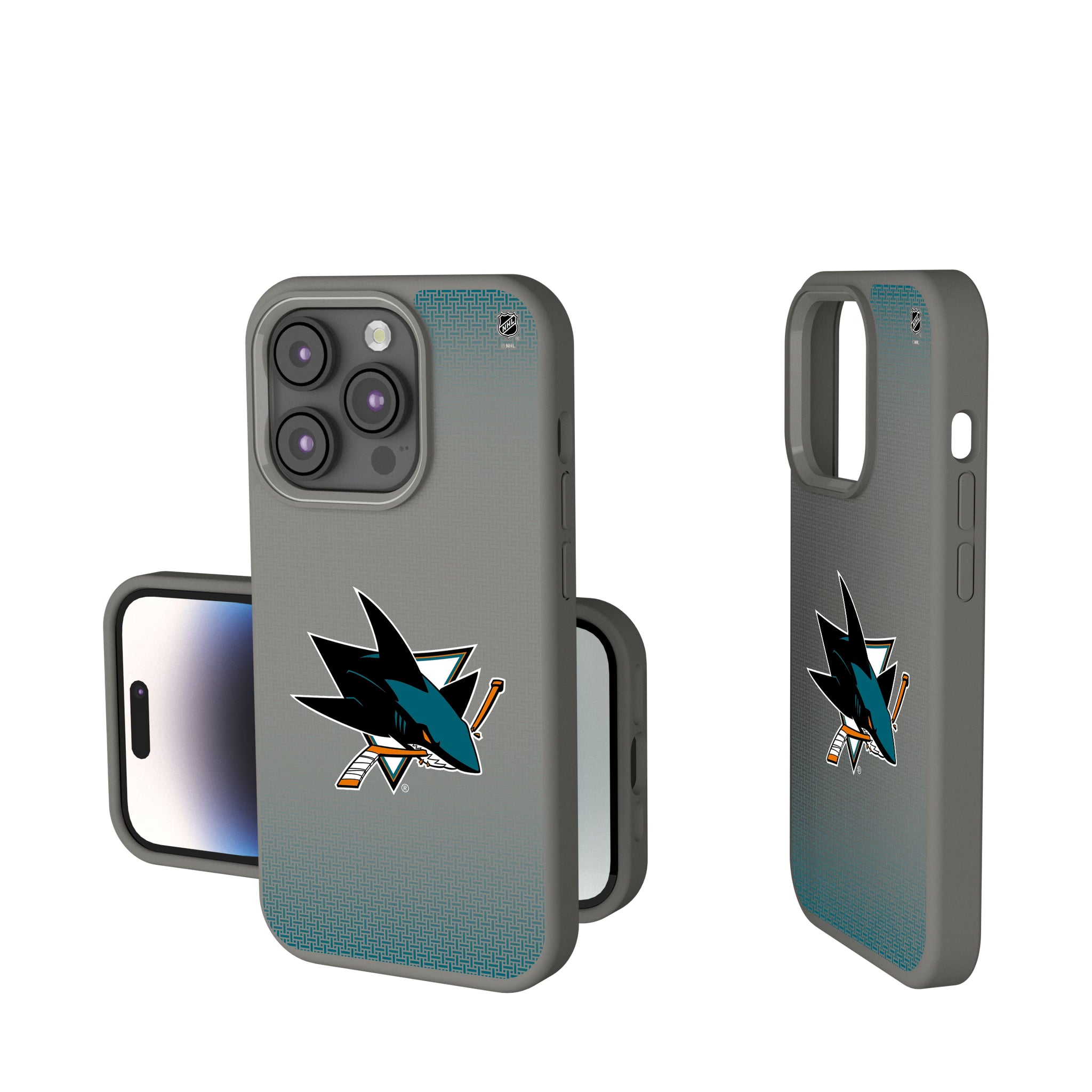 San Jose Sharks Linen iPhone Soft Touch Phone Case for Apple iPhone