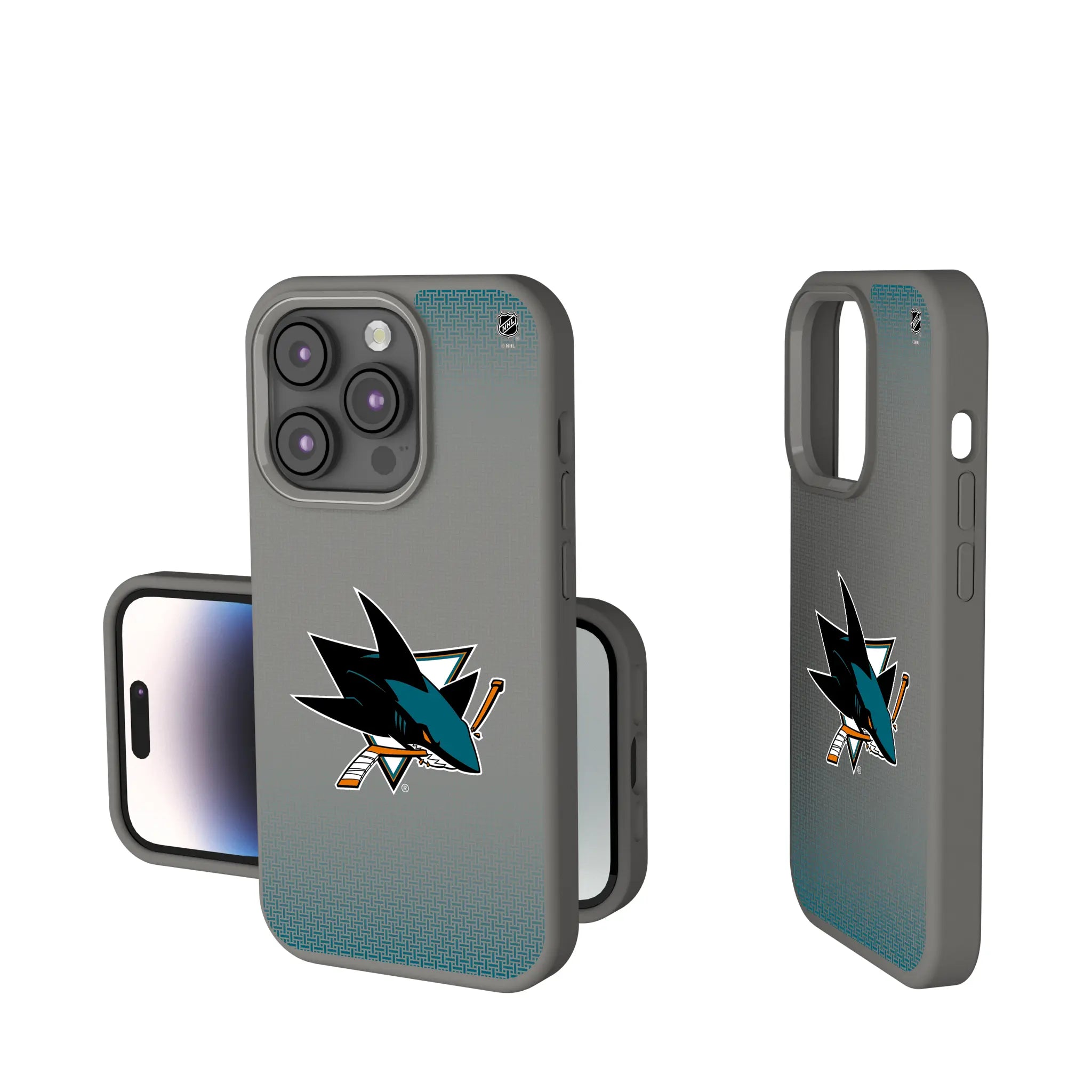 San Jose Sharks Linen iPhone Soft Touch Phone Case for Apple iPhone