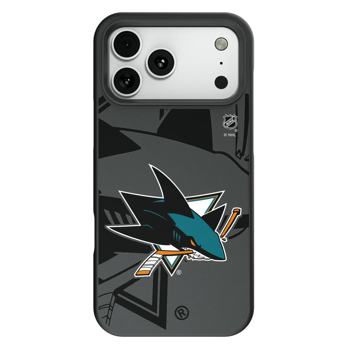 San Jose Sharks Monocolor Tilt Bump Phone Case for Apple iPhone