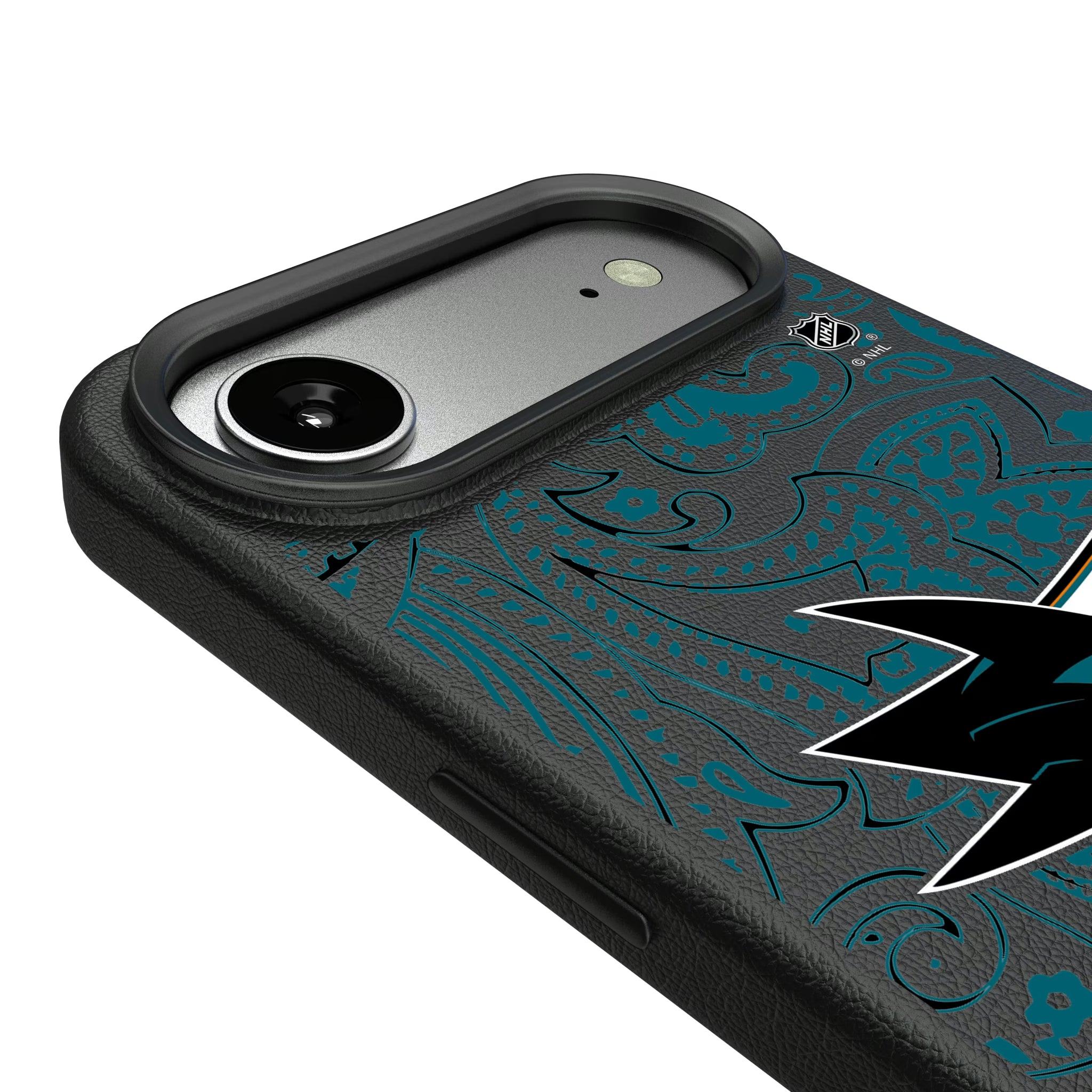 San Jose Sharks Paisley iPhone MagSafe Compatible Phone Case for Apple iPhone - Detail#Device_iPhone Air