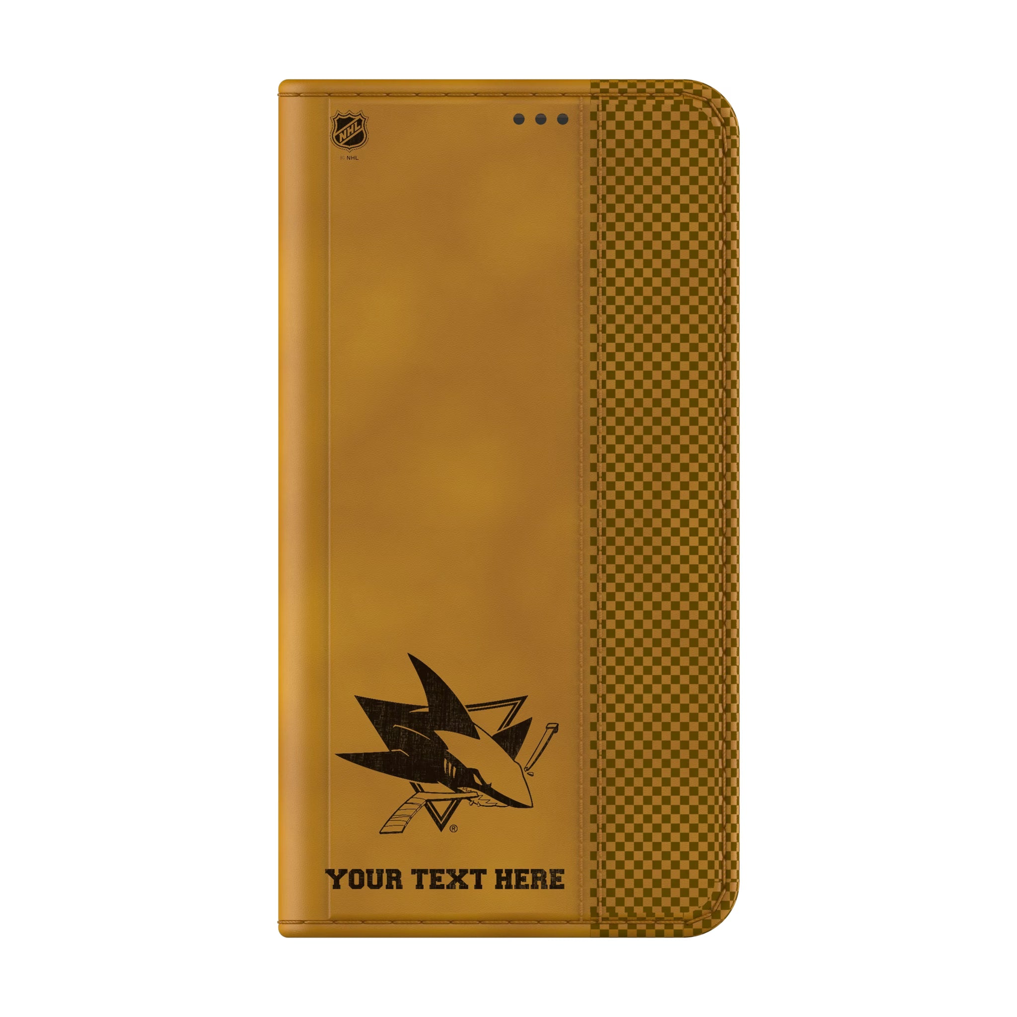 San Jose Sharks Personalized Burn Galaxy Folio Phone Case for Samsung Galaxy