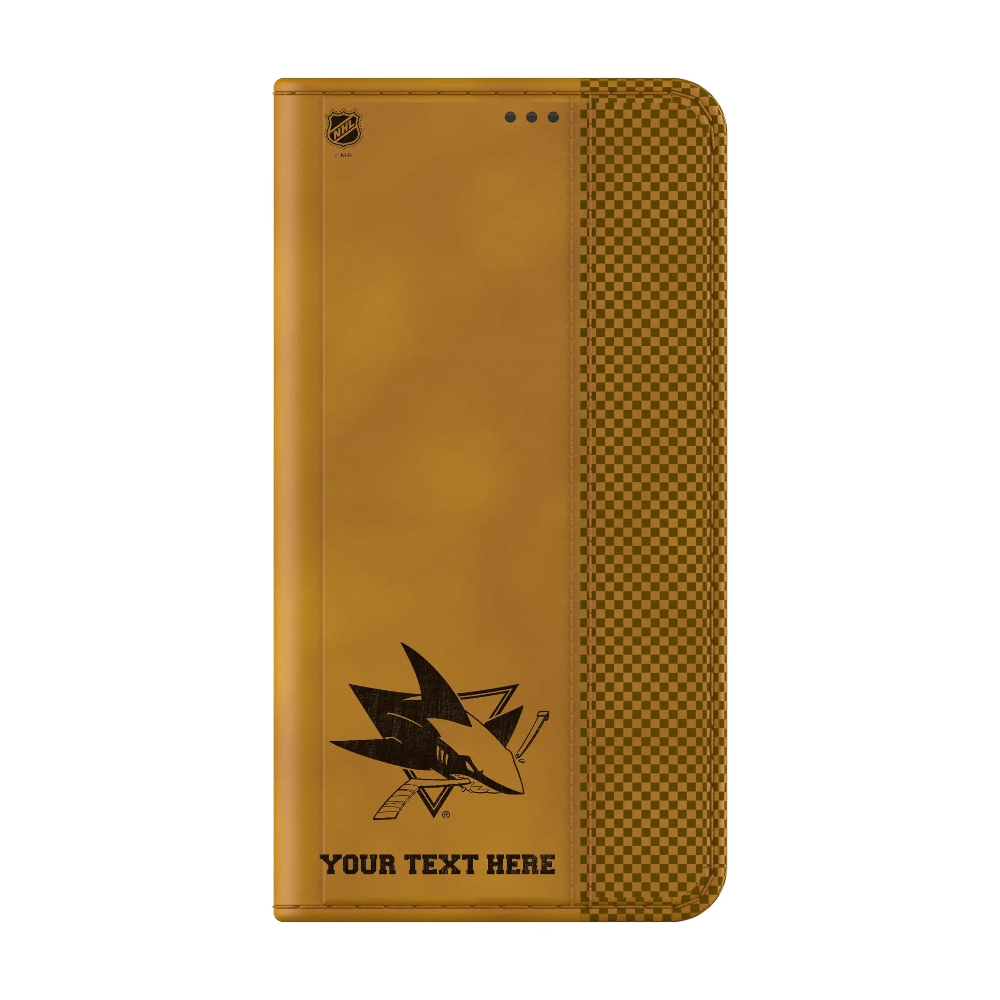 San Jose Sharks Personalized Burn Galaxy Folio Phone Case for Samsung Galaxy