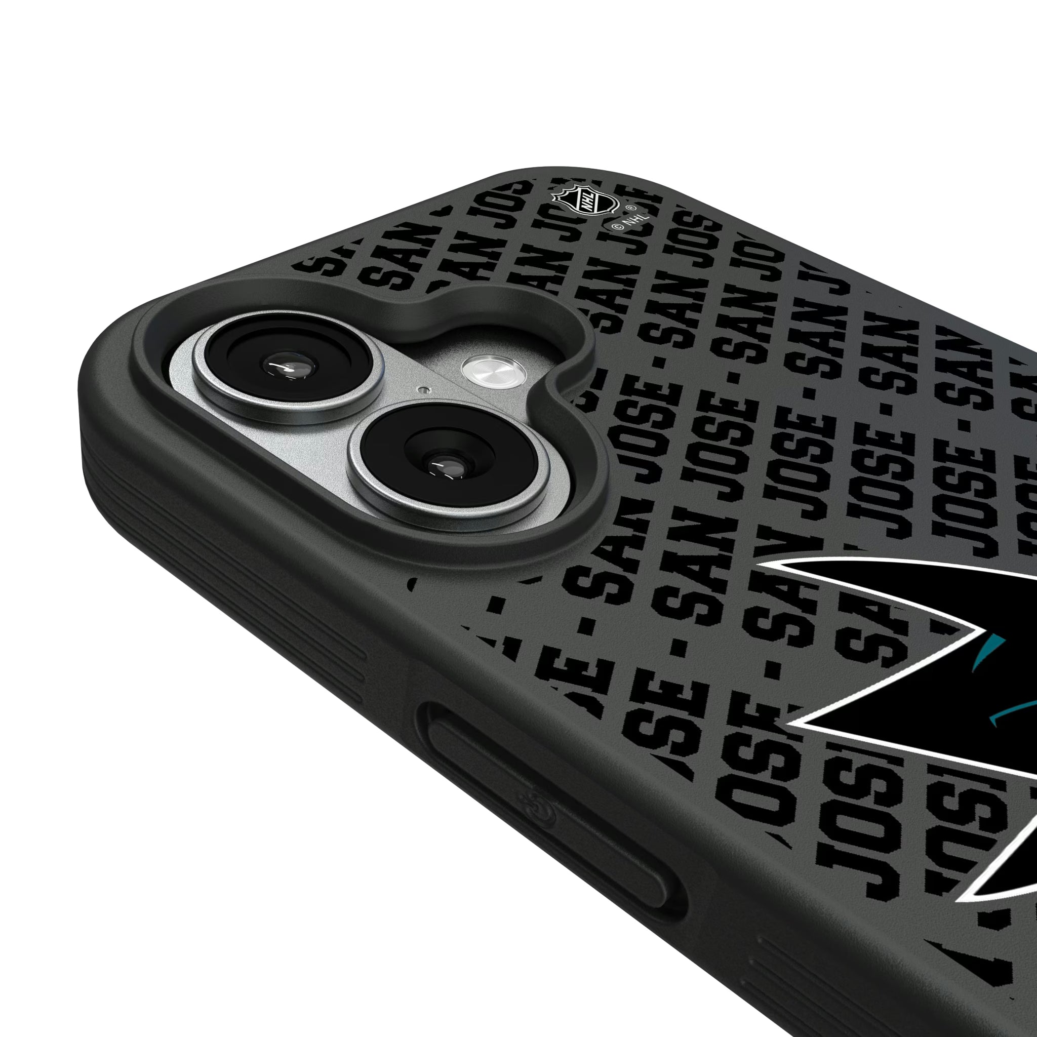 San Jose Sharks Personalized EndZone Plus iPhone Bump Phone Case for Apple iPhone - Detail#Device_iPhone 17