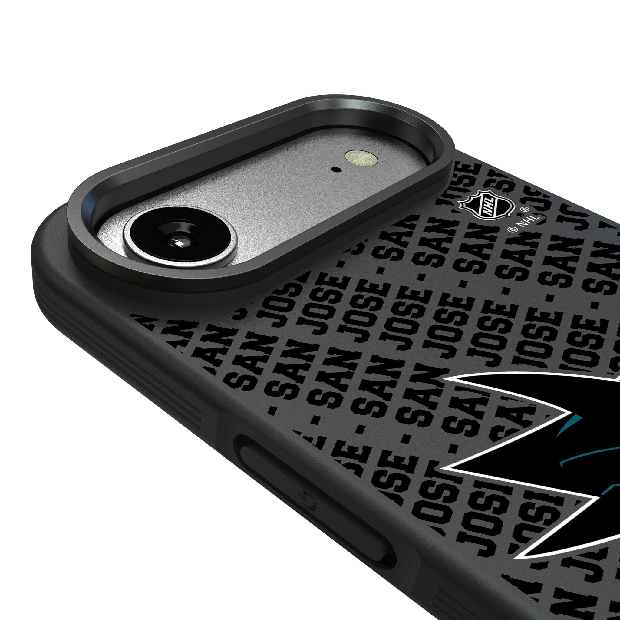 San Jose Sharks Personalized EndZone Plus iPhone Bump Phone Case for Apple iPhone - Detail#Device_iPhone Air