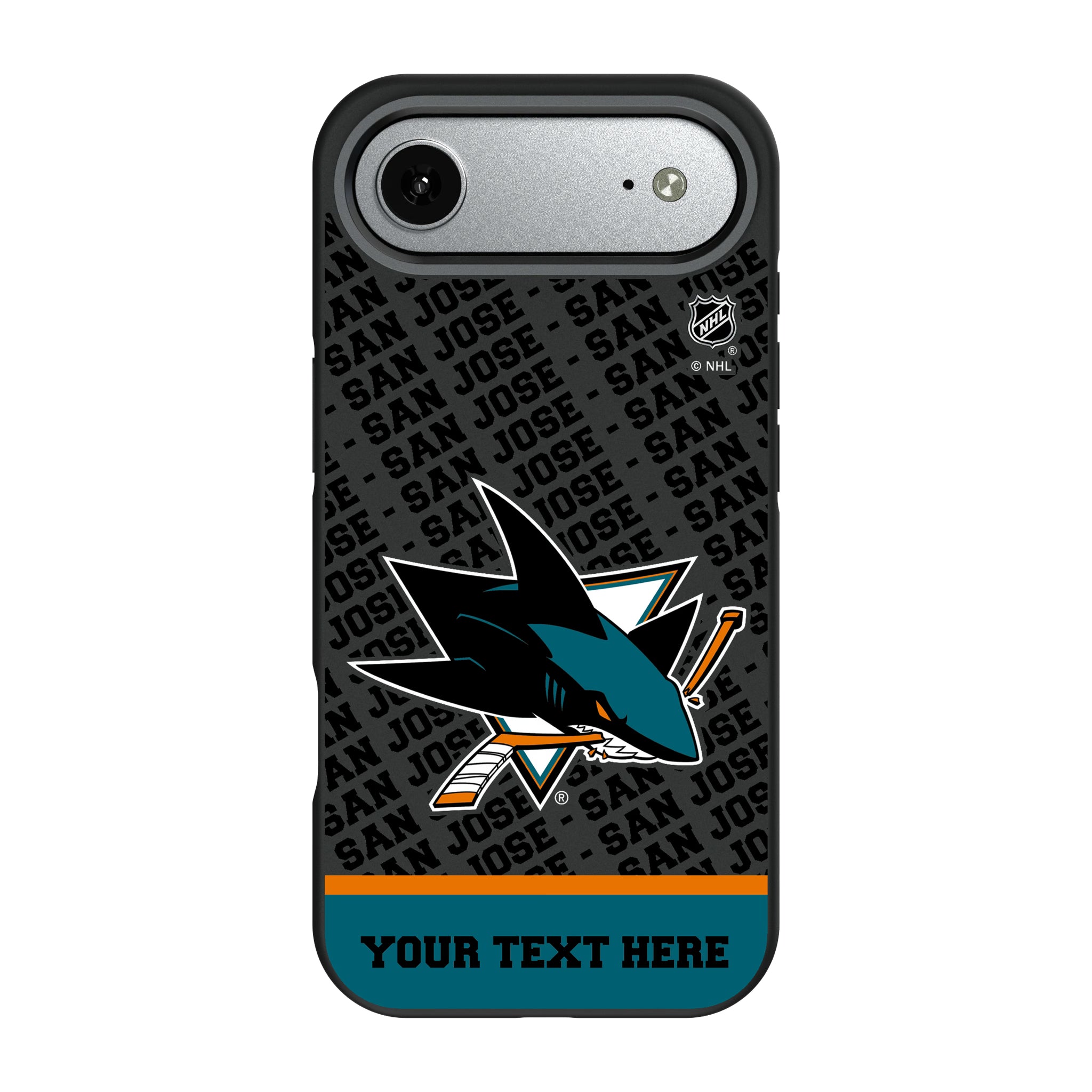 San Jose Sharks Personalized EndZone Plus iPhone Bump Phone Case for Apple iPhone#Device_iPhone Air