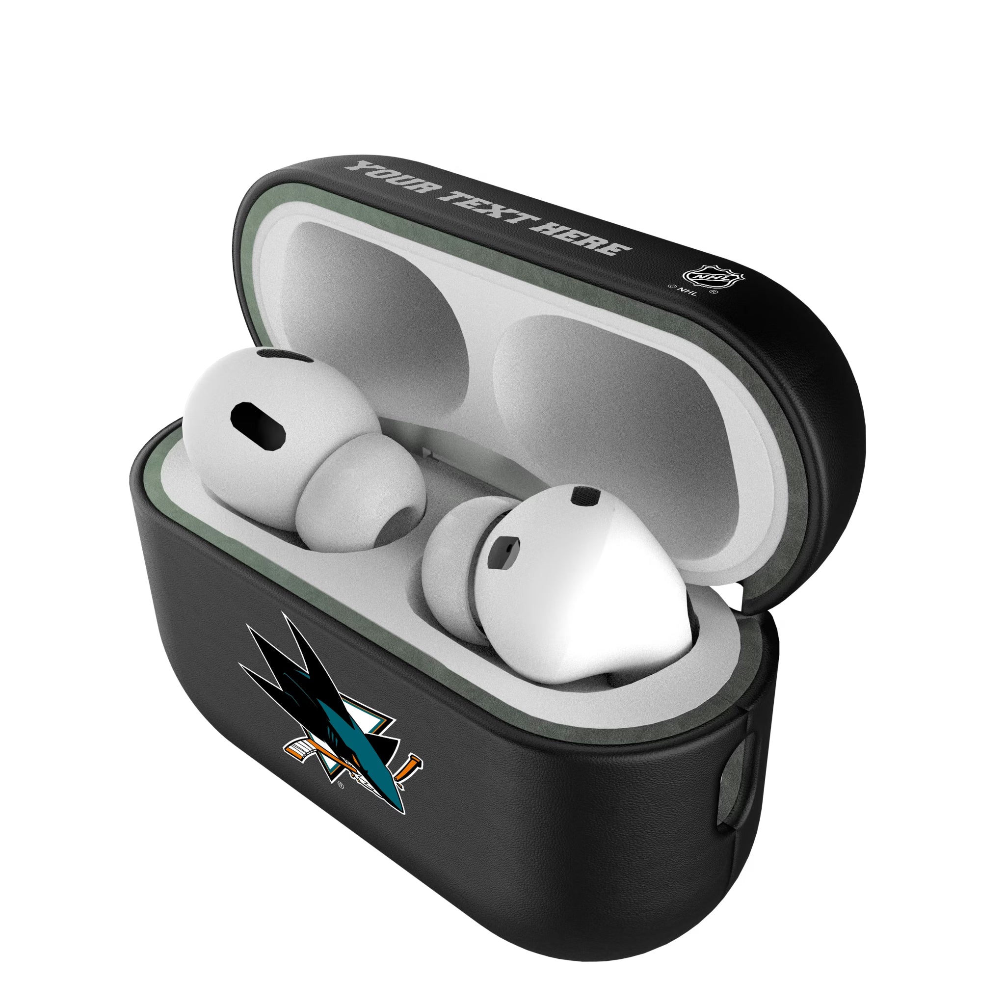 San Jose Sharks Personalized Insignia AirPods AirPod Case Cover#Device_AirPods Pro 2nd Gen