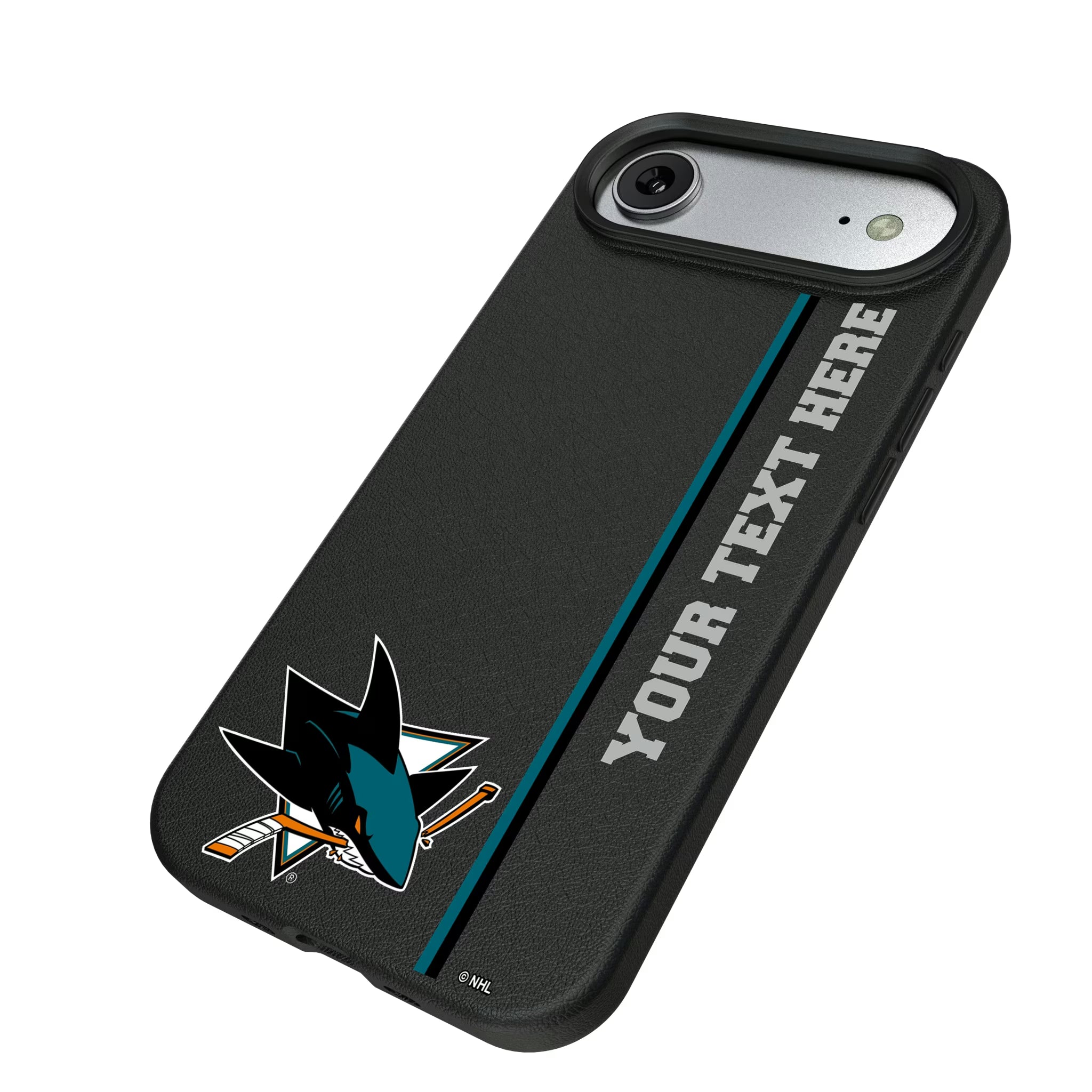 San Jose Sharks Personalized Sidebard iPhone MagSafe Compatible Phone Case for Apple iPhone - Isometric View#Device_iPhone Air