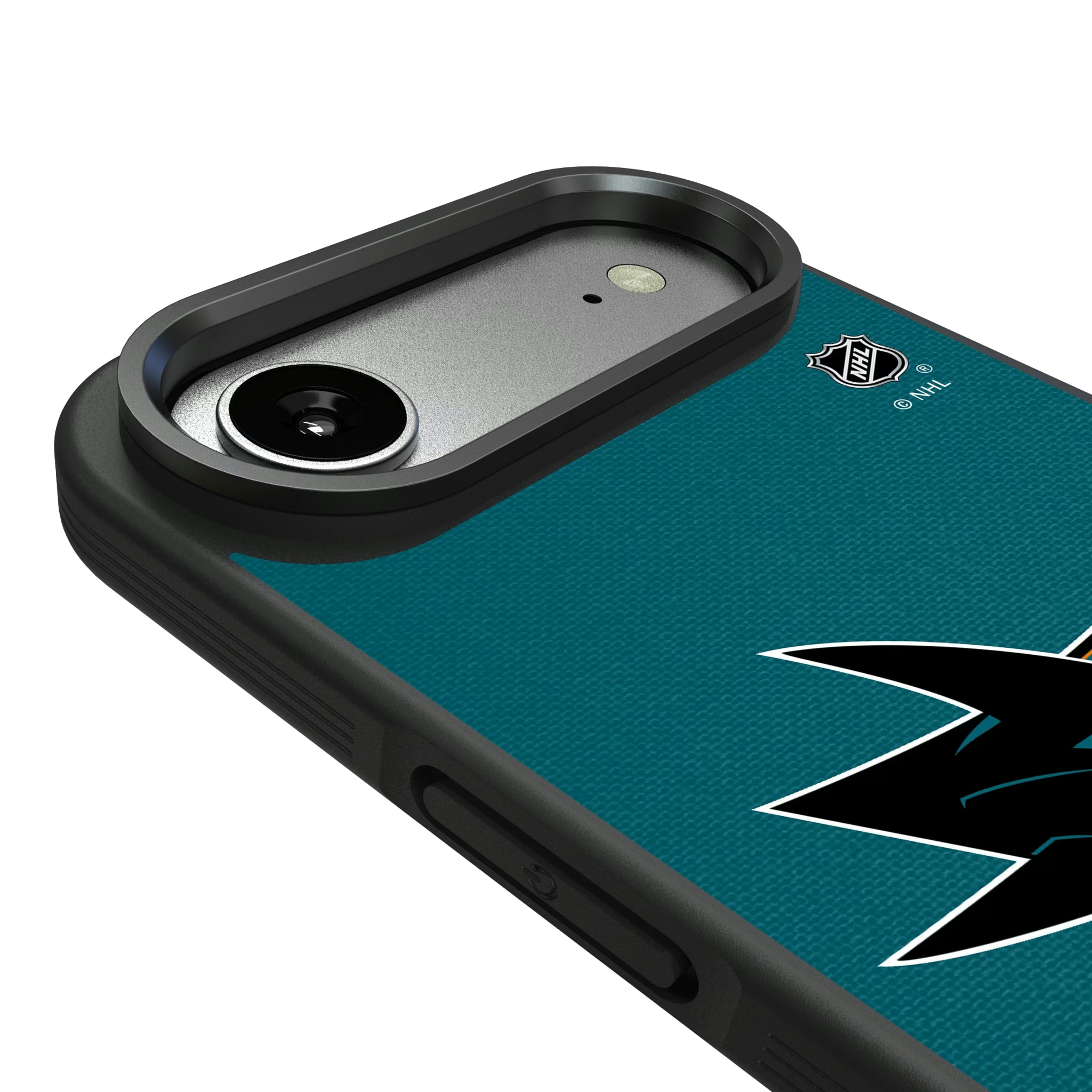 San Jose Sharks Personalized Stripe iPhone Bump Phone Case for Apple iPhone - Detail#Device_iPhone Air
