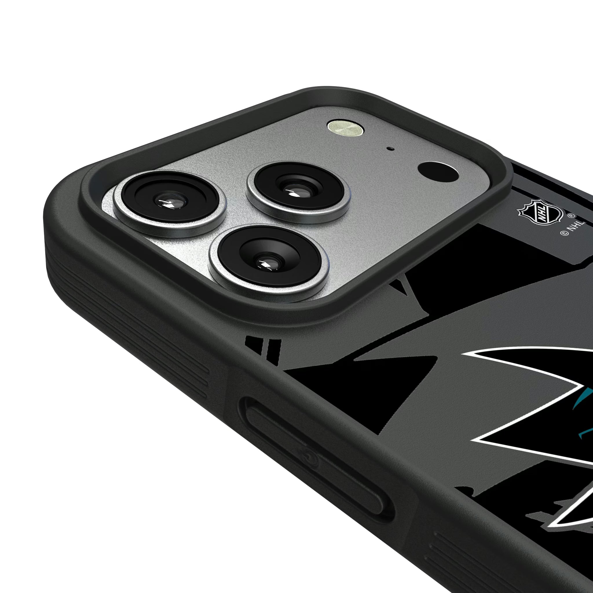 San Jose Sharks Personalized Tilt iPhone Bump Phone Case for Apple iPhone - Detail#Device_iPhone 17 Pro