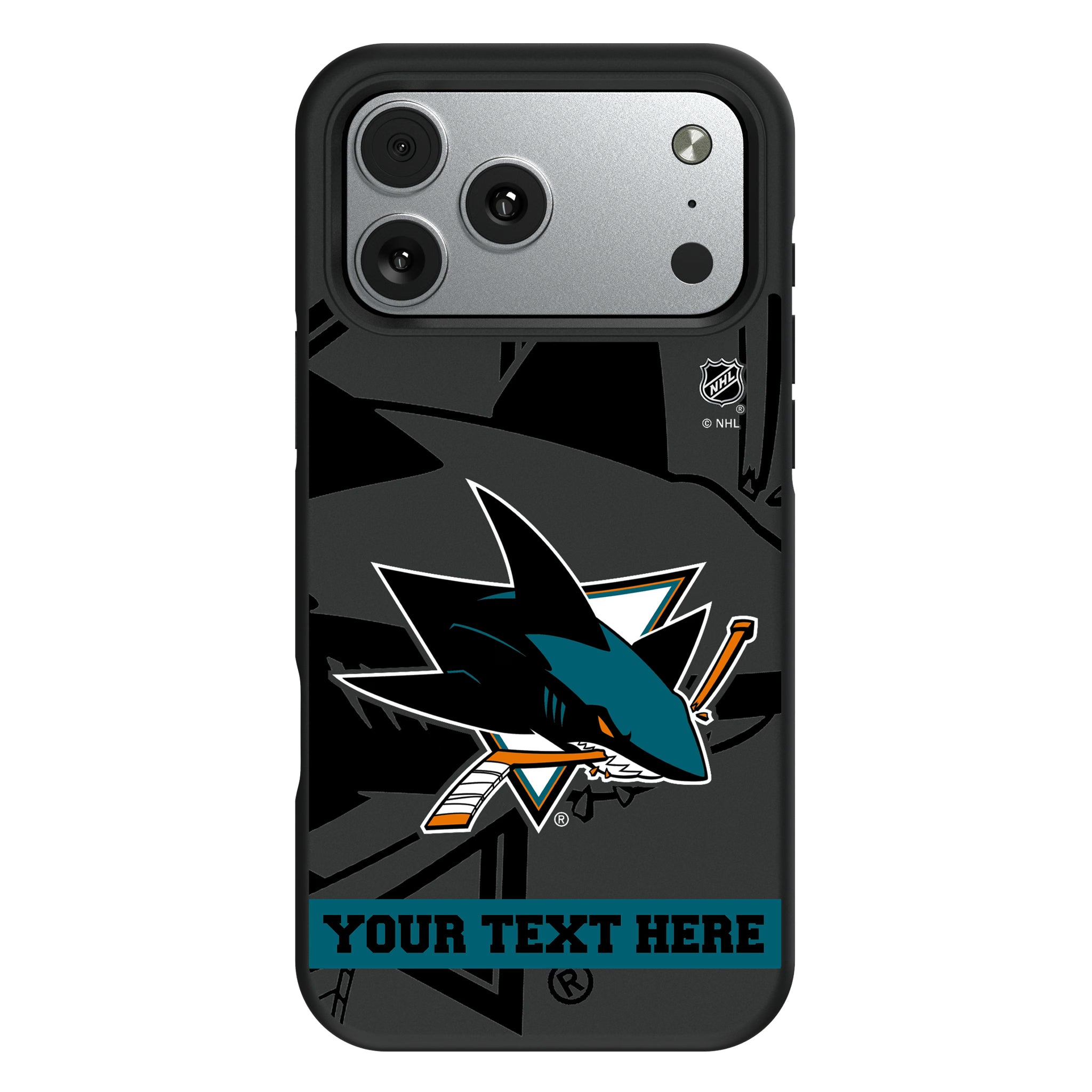 San Jose Sharks Personalized Tilt iPhone Bump Phone Case for Apple iPhone#Device_iPhone 17 Pro Max