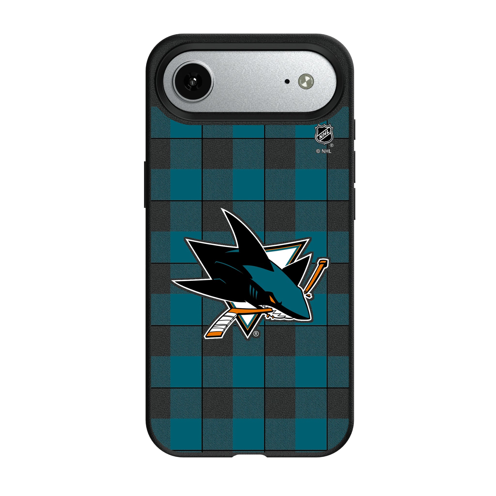 San Jose Sharks Plaid iPhone MagSafe Compatible Phone Case for Apple iPhone#Device_iPhone Air