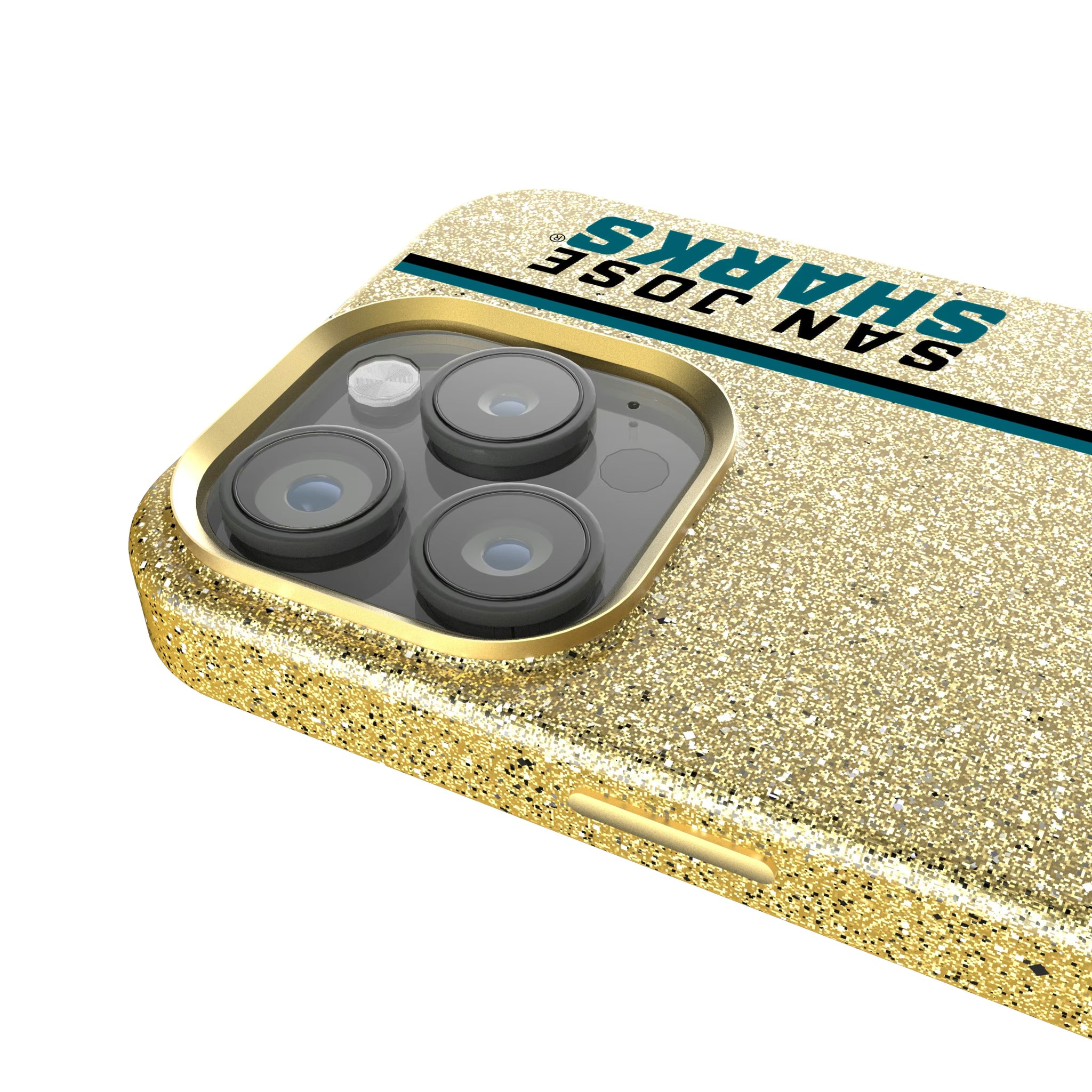 San Jose Sharks Sidebar iPhone Bling Phone Case for Apple iPhone - Detail