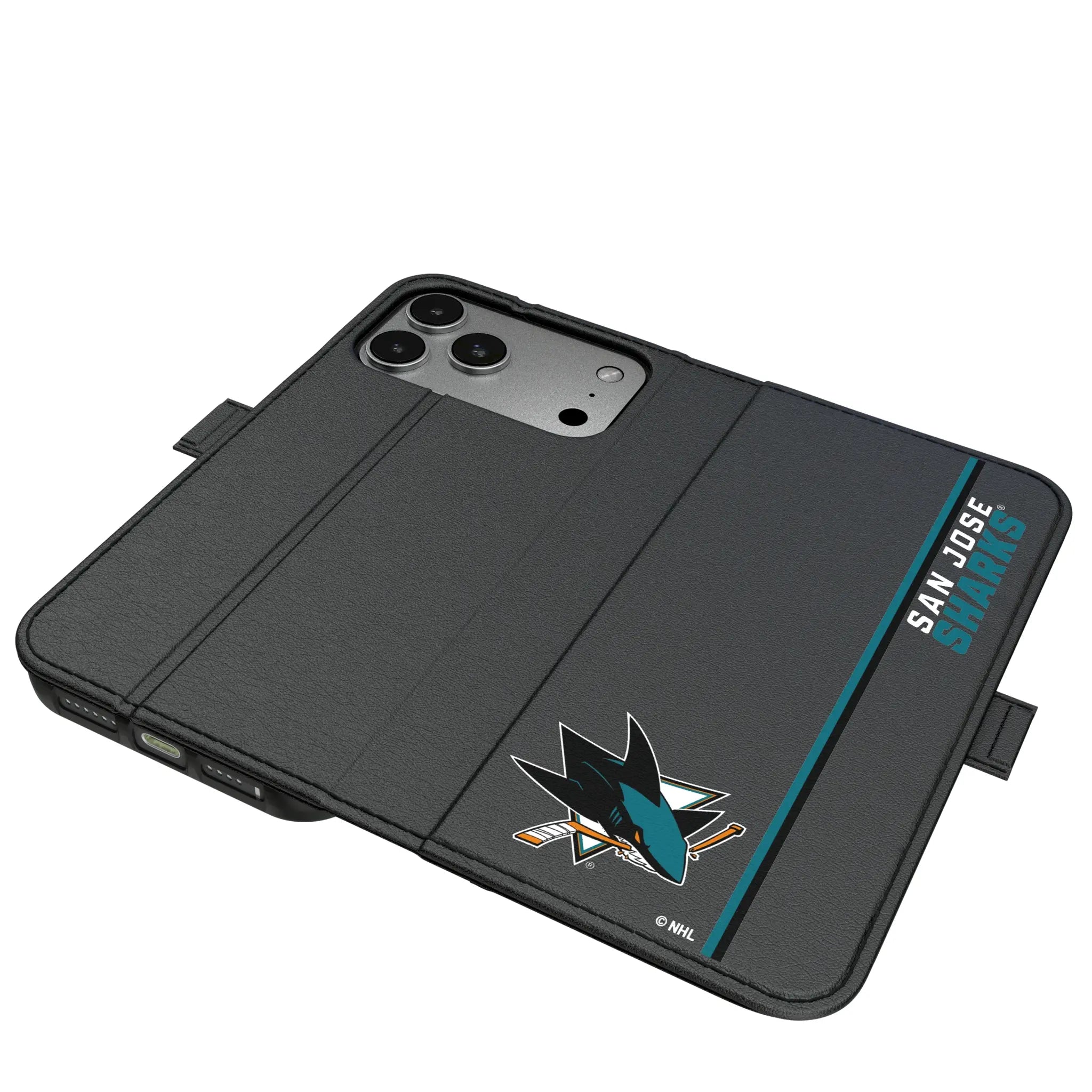 San Jose Sharks Sidebar iPhone Folio Phone Case for Apple iPhone#Device_iPhone 17 Pro Max