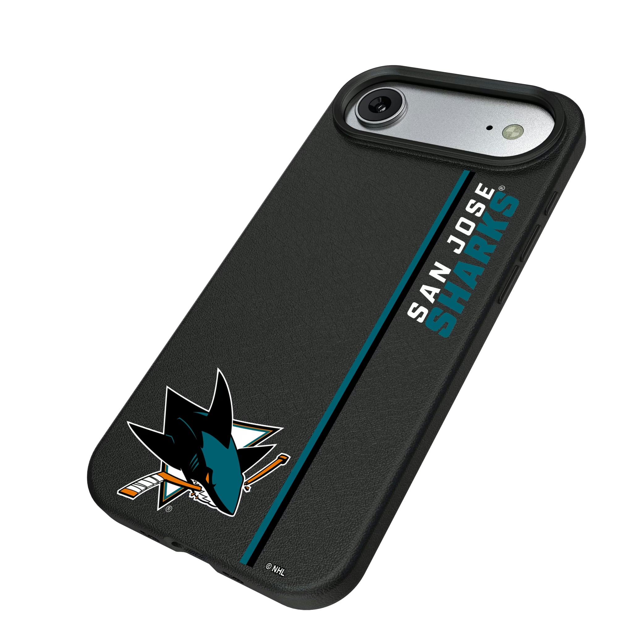 San Jose Sharks Sidebar iPhone MagSafe Compatible Phone Case for Apple iPhone - Isometric View#Device_iPhone Air