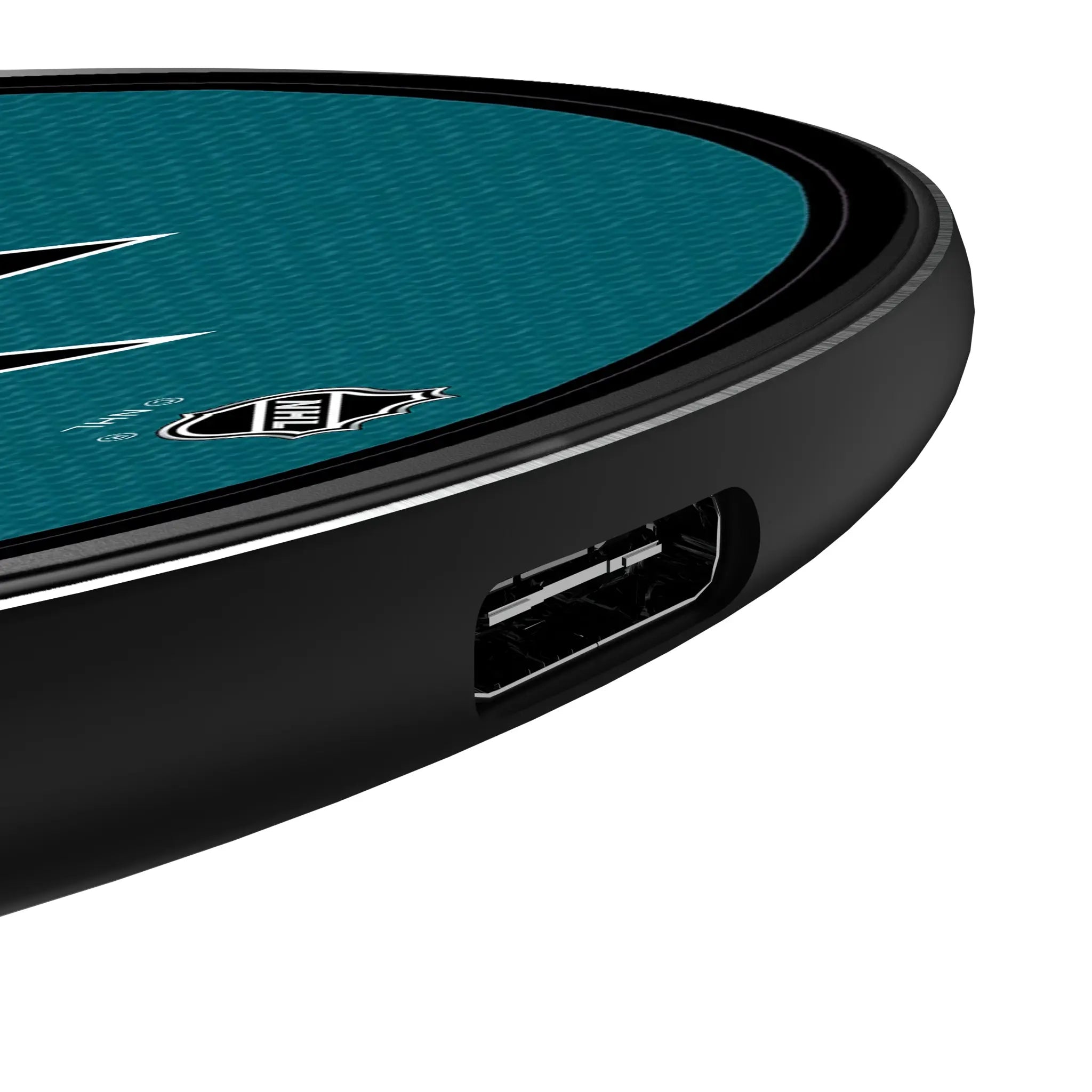 San Jose Sharks Stripe 15-Watt Wireless Charger - Detail