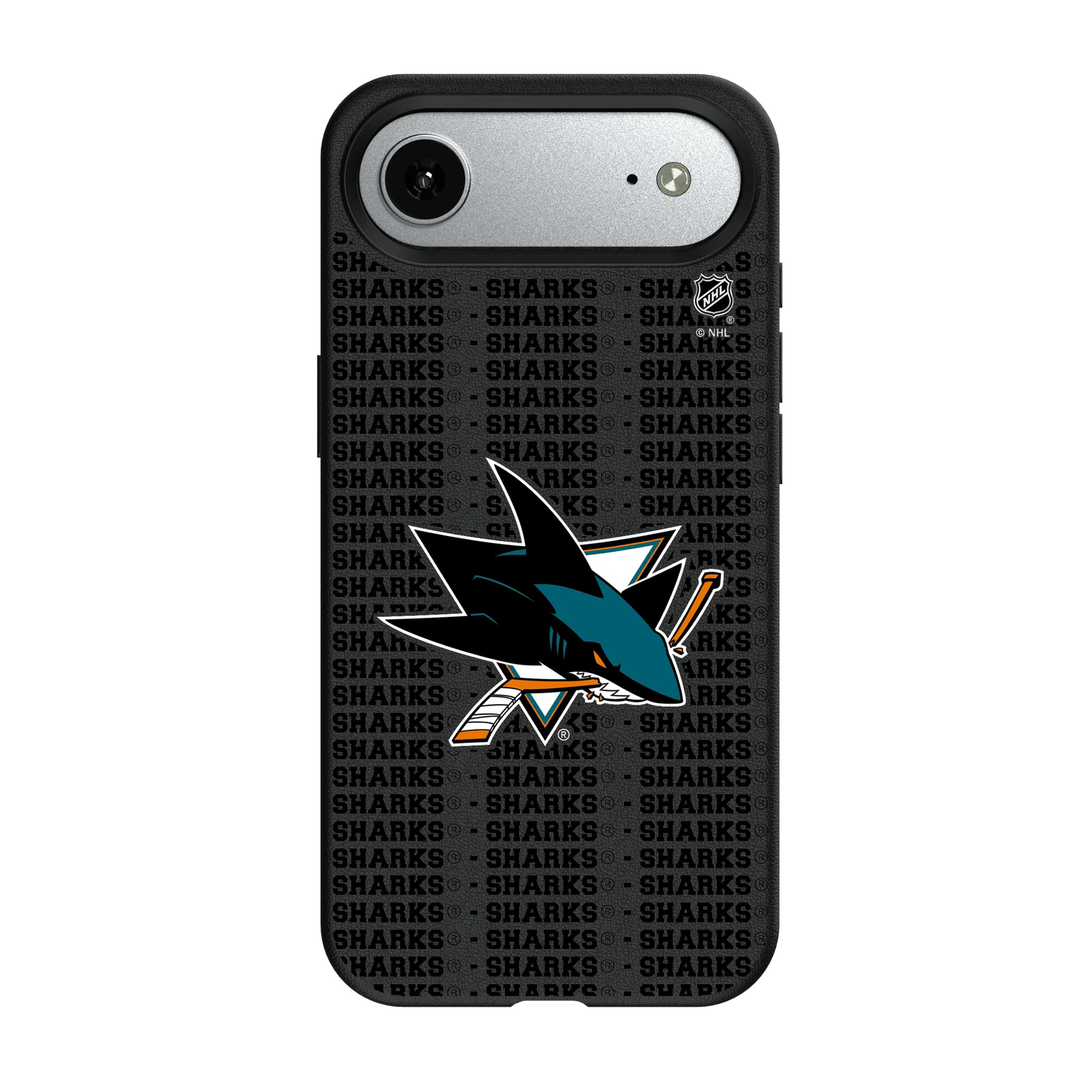 San Jose Sharks Text Backdrop iPhone MagSafe Compatible Phone Case for Apple iPhone#Device_iPhone Air