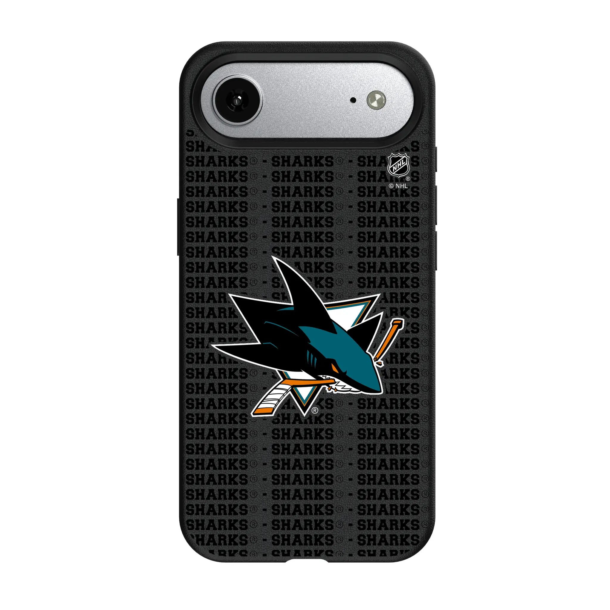 San Jose Sharks Text Backdrop iPhone MagSafe Compatible Phone Case for Apple iPhone#Device_iPhone Air