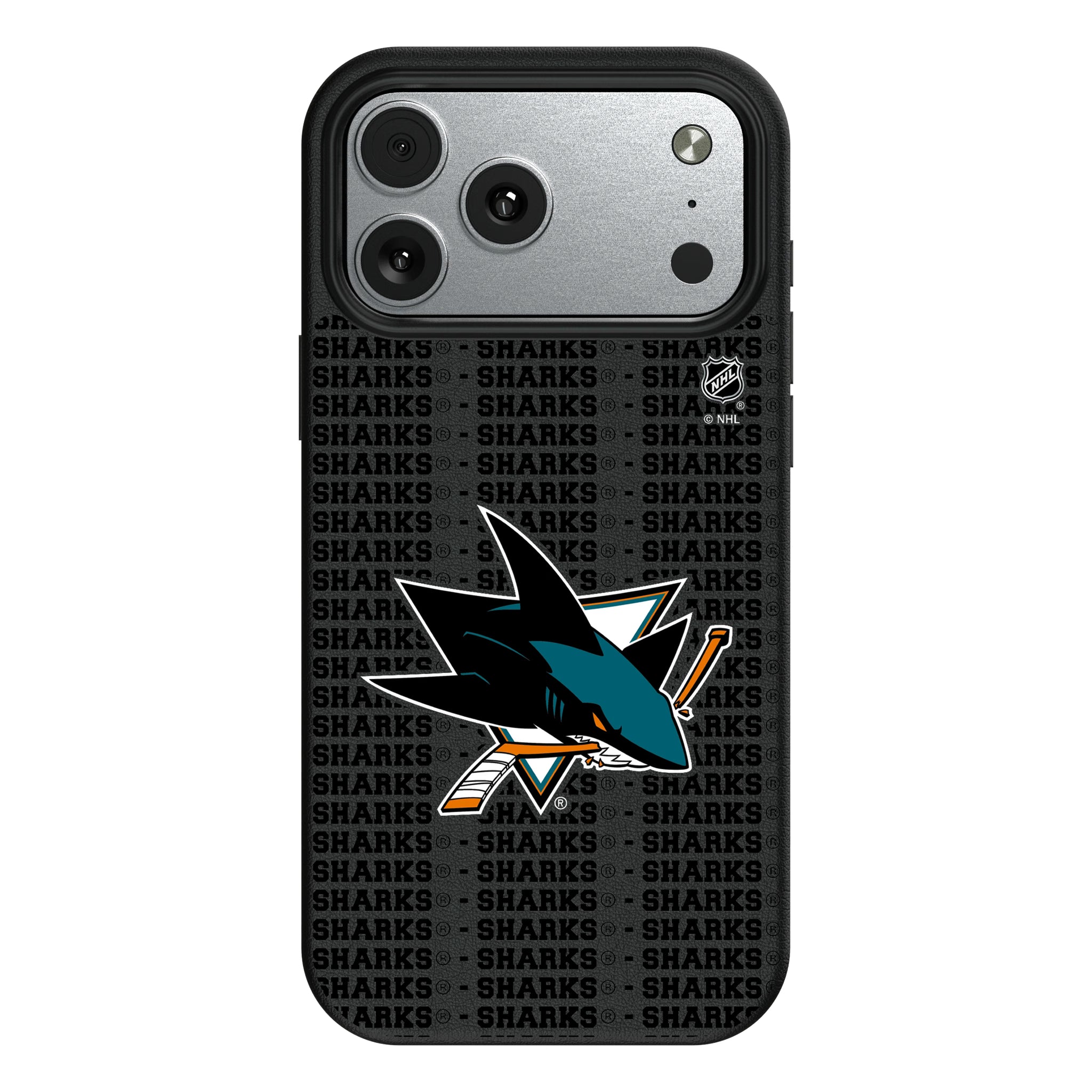 San Jose Sharks Text Backdrop iPhone MagSafe Compatible Phone Case for Apple iPhone#Device_iPhone 17 Pro Max