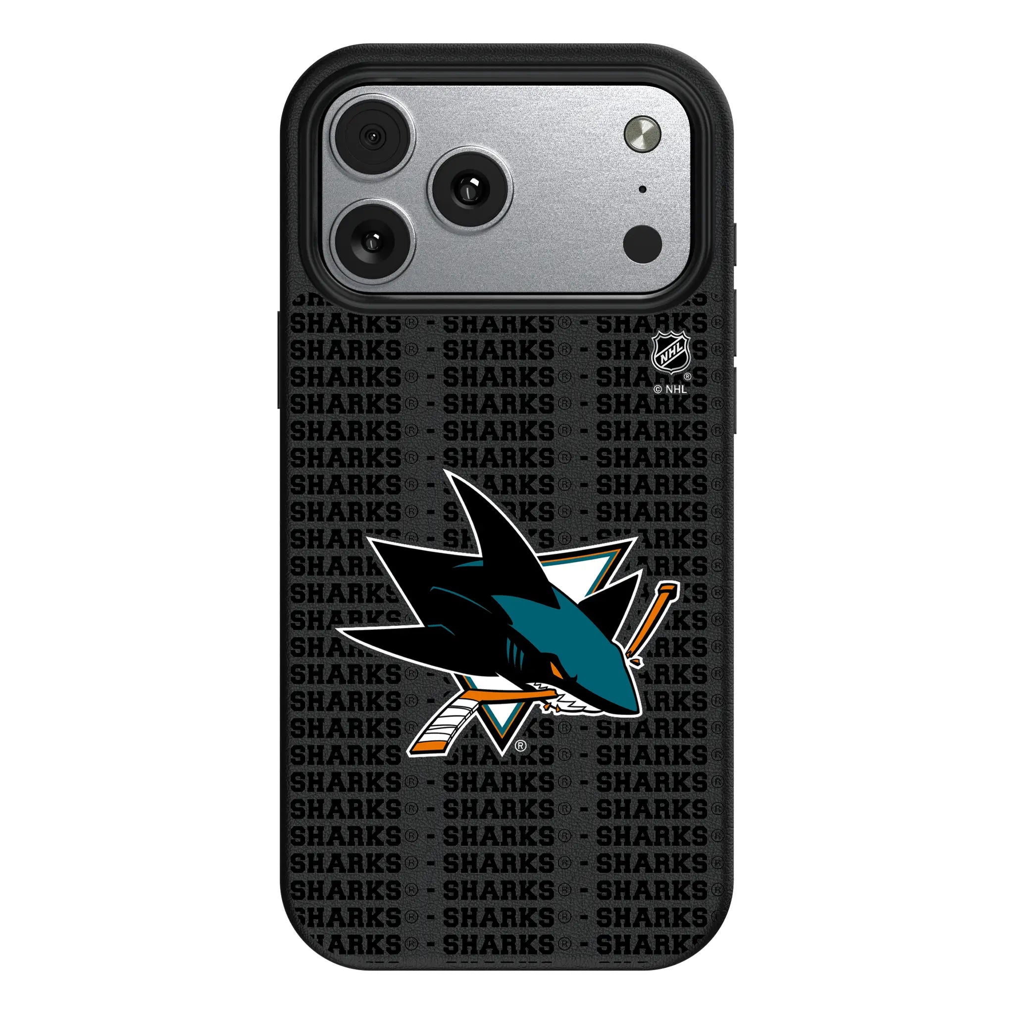 San Jose Sharks Text Backdrop iPhone MagSafe Compatible Phone Case for Apple iPhone#Device_iPhone 17 Pro Max