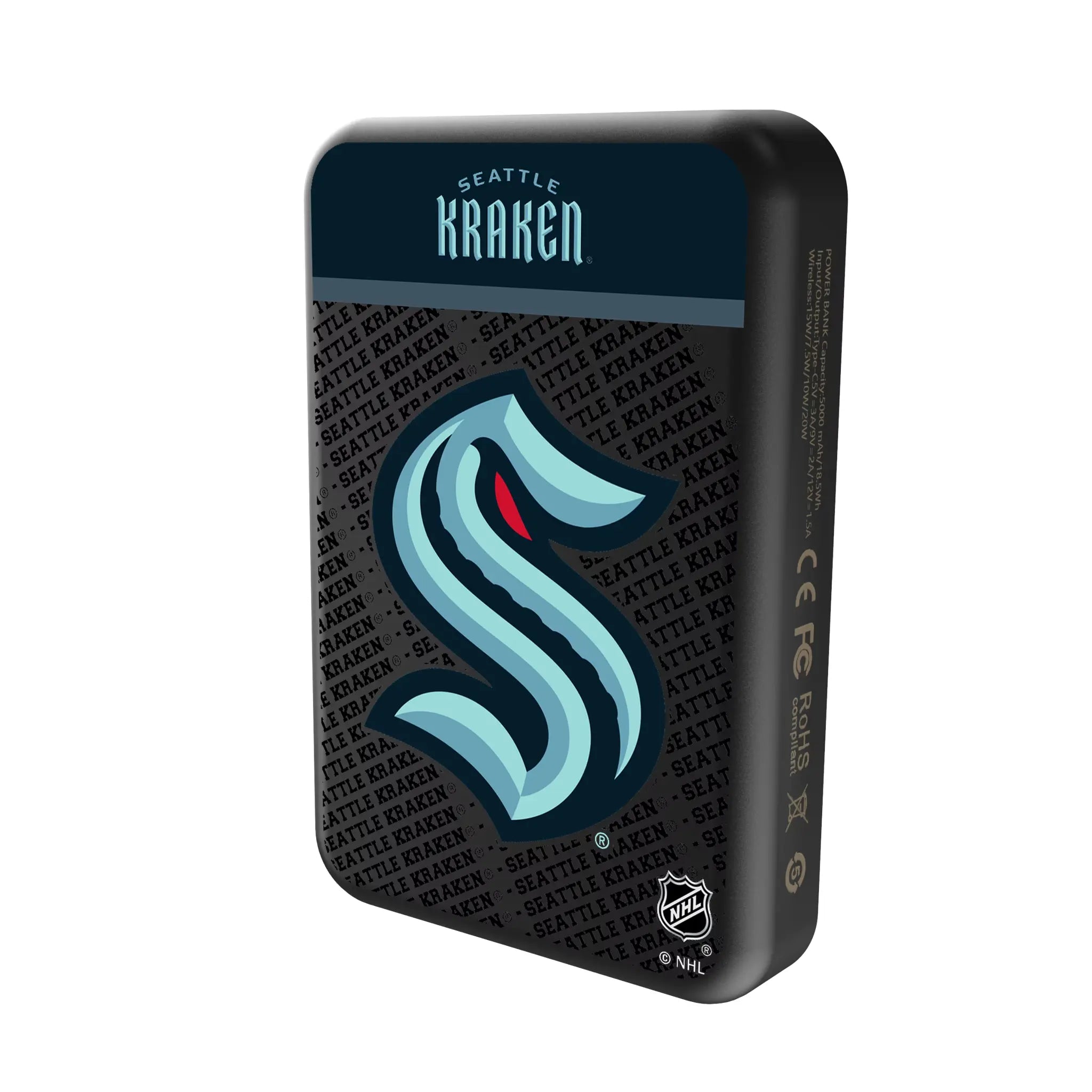 Seattle Kraken Endzone Plus Wireless Mag Power Bank